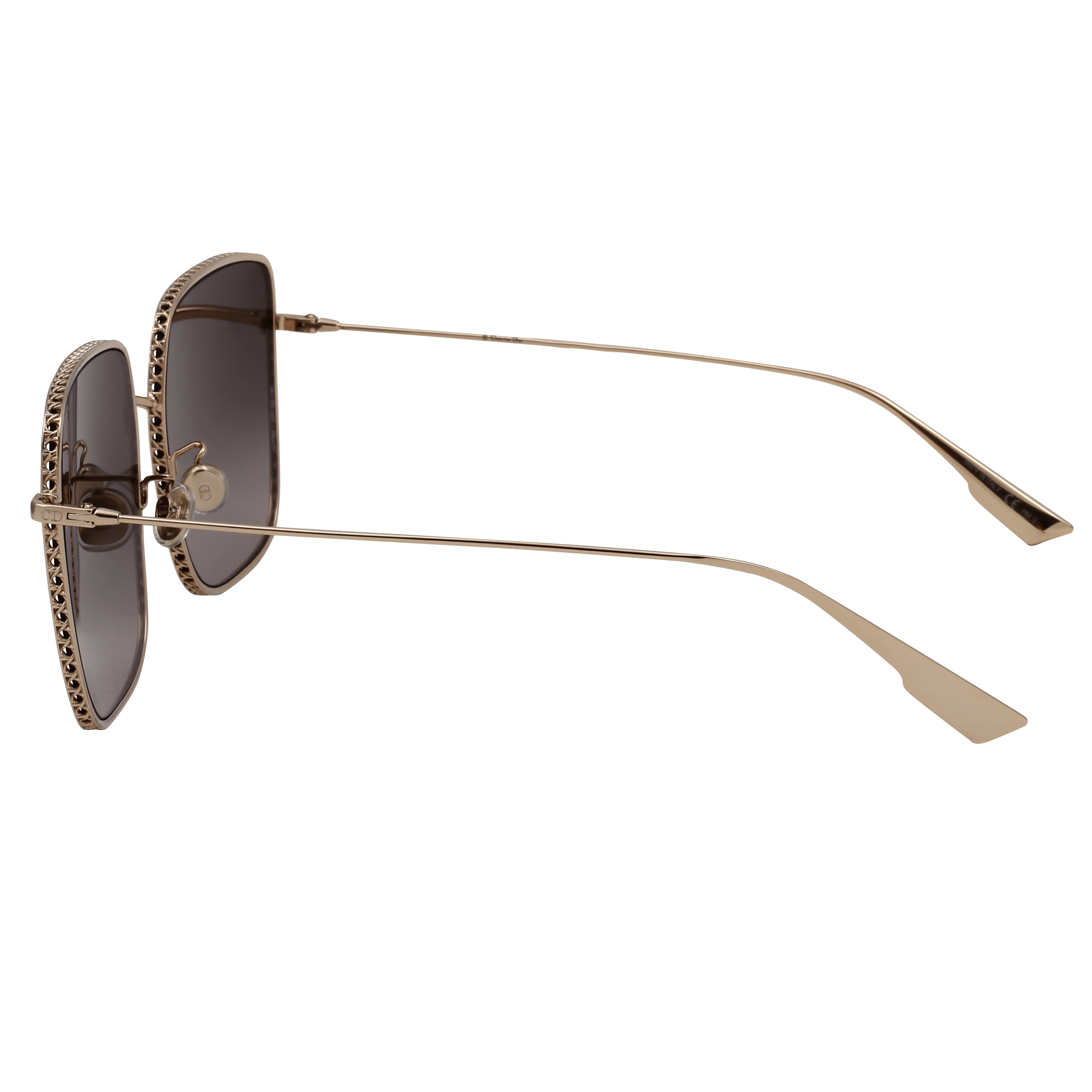 Christian Dior DIORBRDIOR3F Sunglass Rose Gold Female Full M Sunglass — Rose Gold frame — view 3