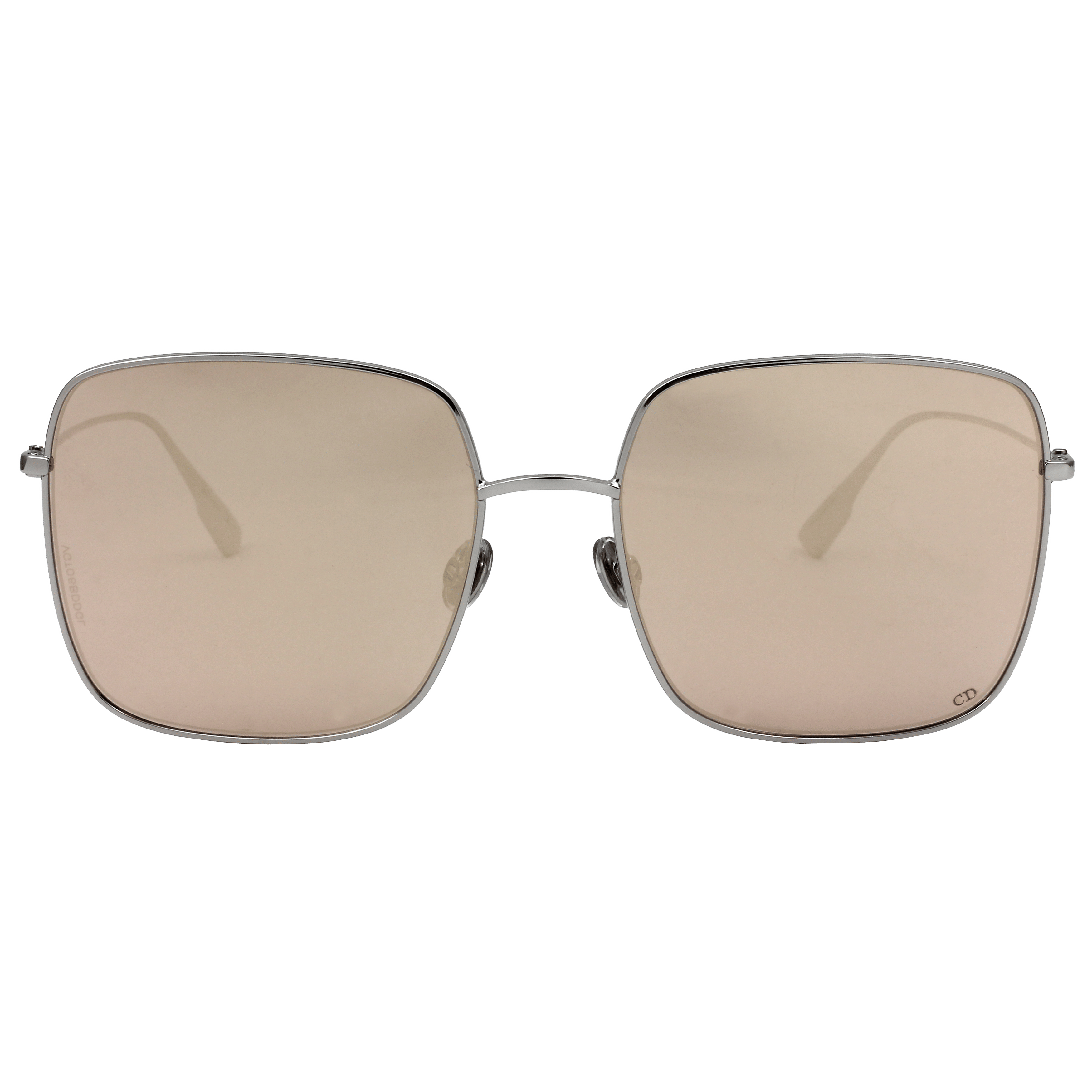 Christian Dior STELLAIRE1 Sunglass Silver Female Full Metal Sunglass — Silver frame — view 2