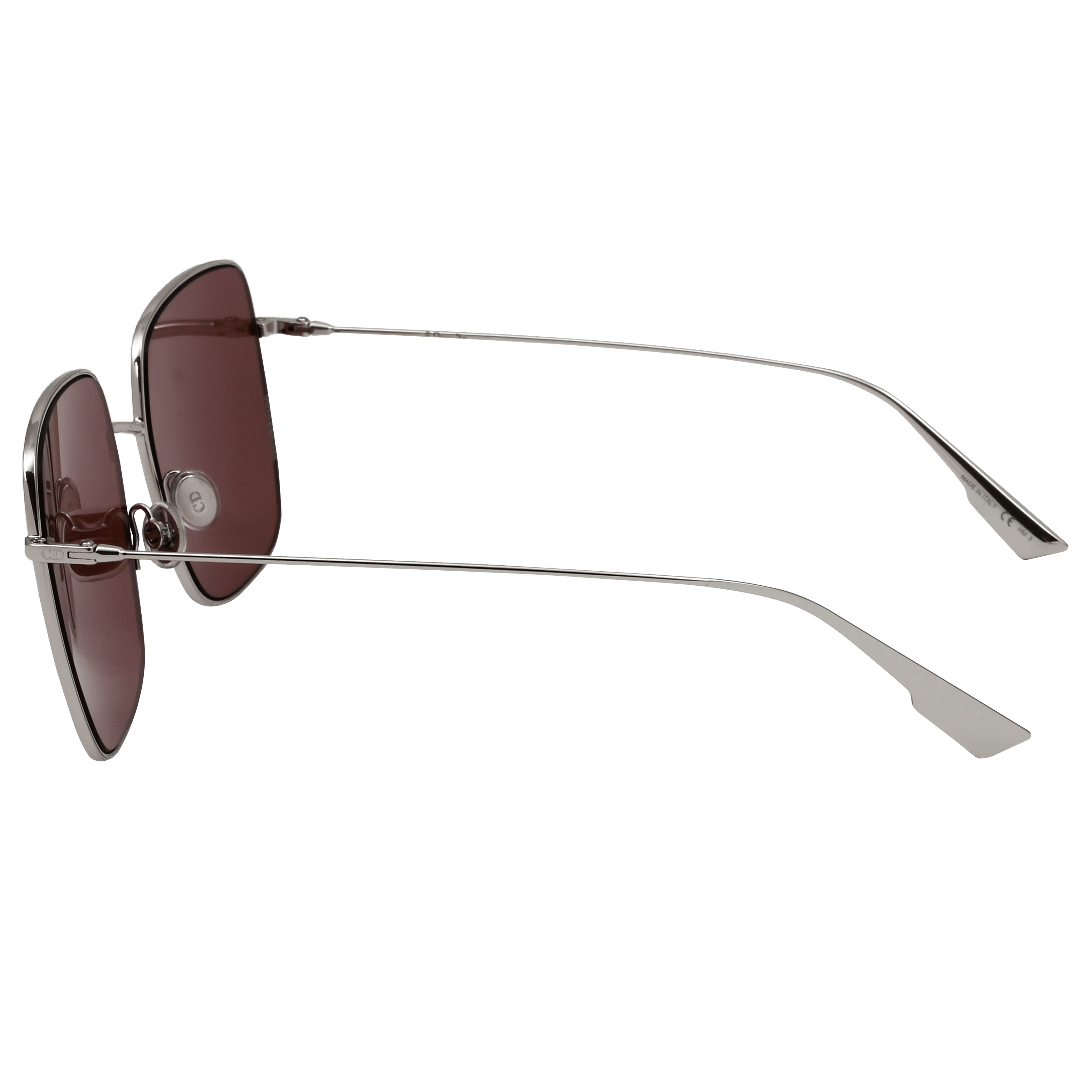 Christian Dior STELLAIRE1 Sunglass Silver Female Full Metal Sunglass — Silver frame — view 3