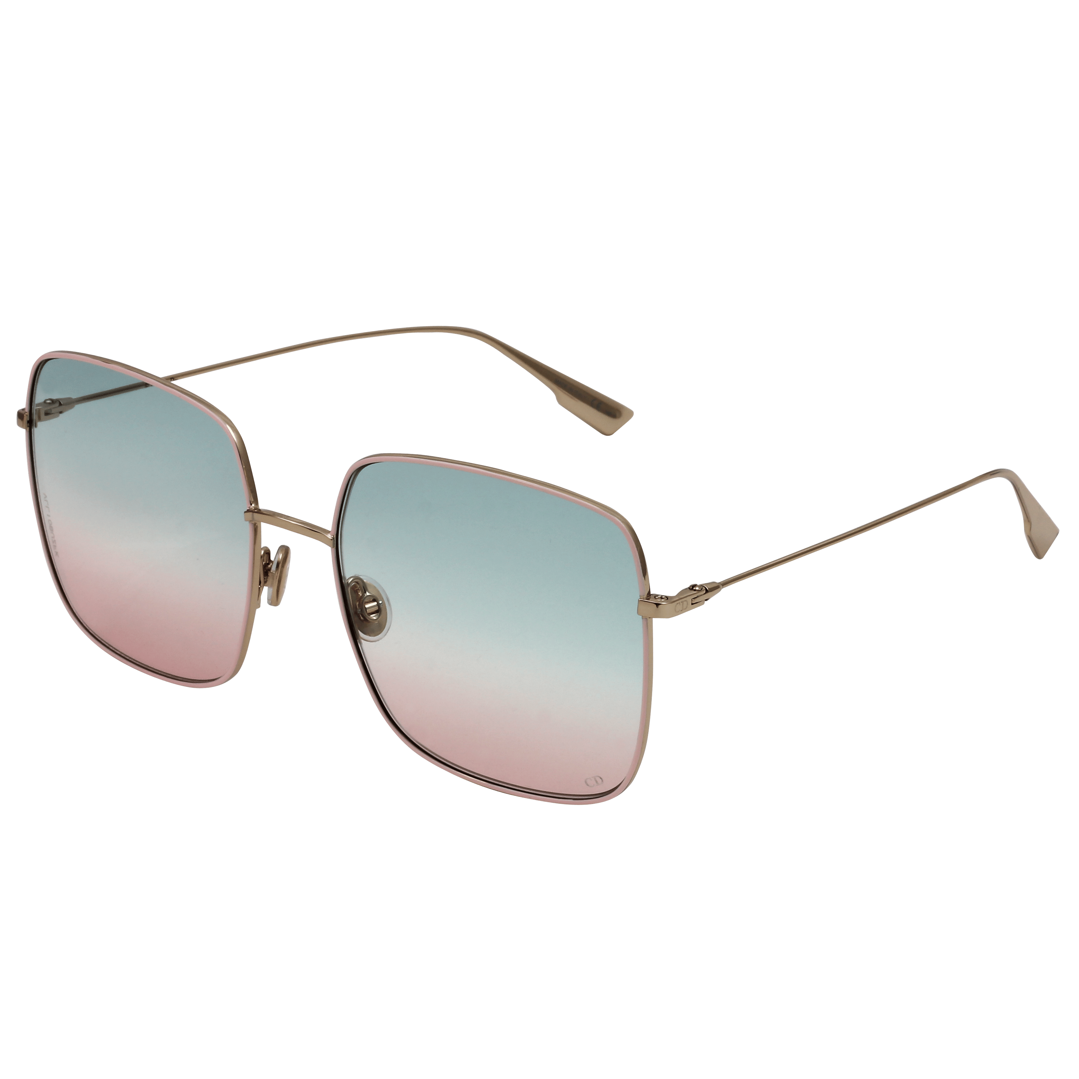 Christian Dior STELLAIRE1 Sunglass Pink Female Full Metal — Rose Gold frame