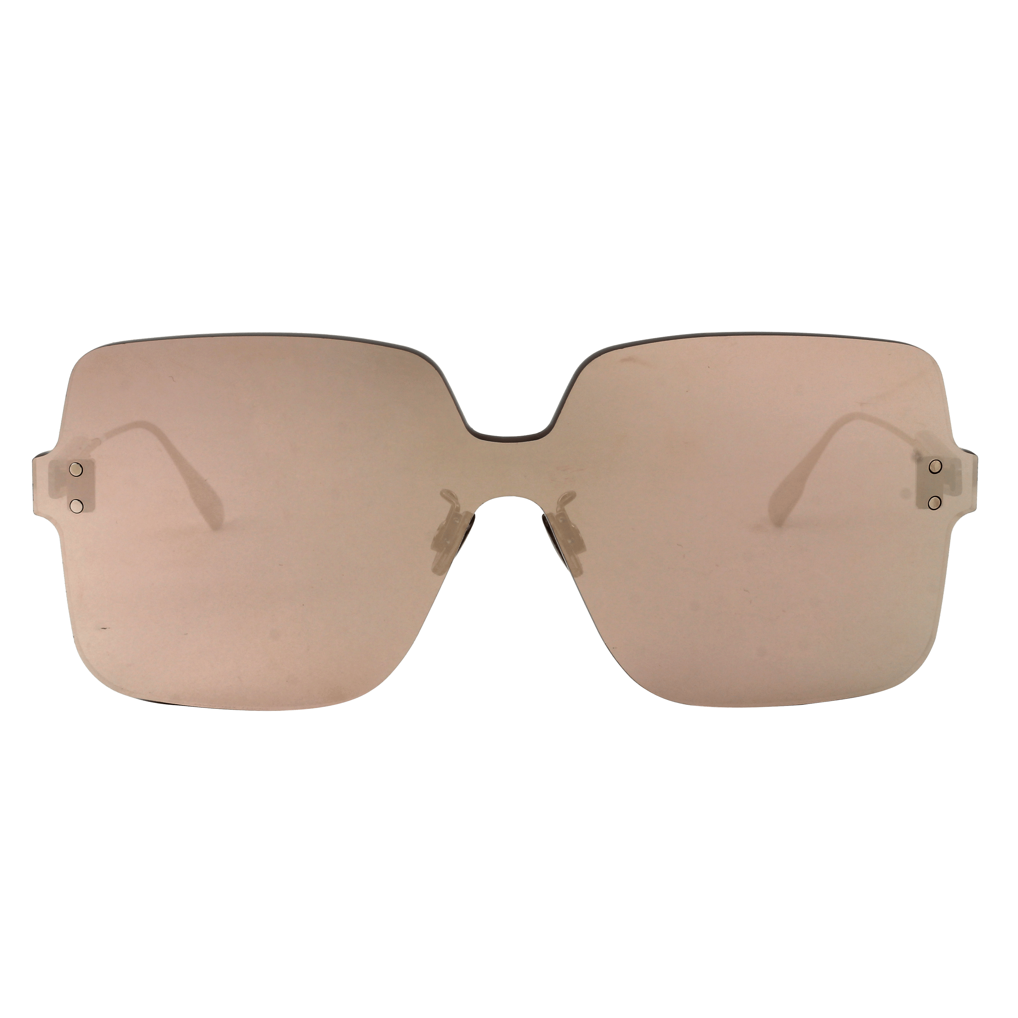 Christian Dior DIORCOLORQUAKE1 Sunglass Brown Female RimLess Sunglass — Brown frame — view 2