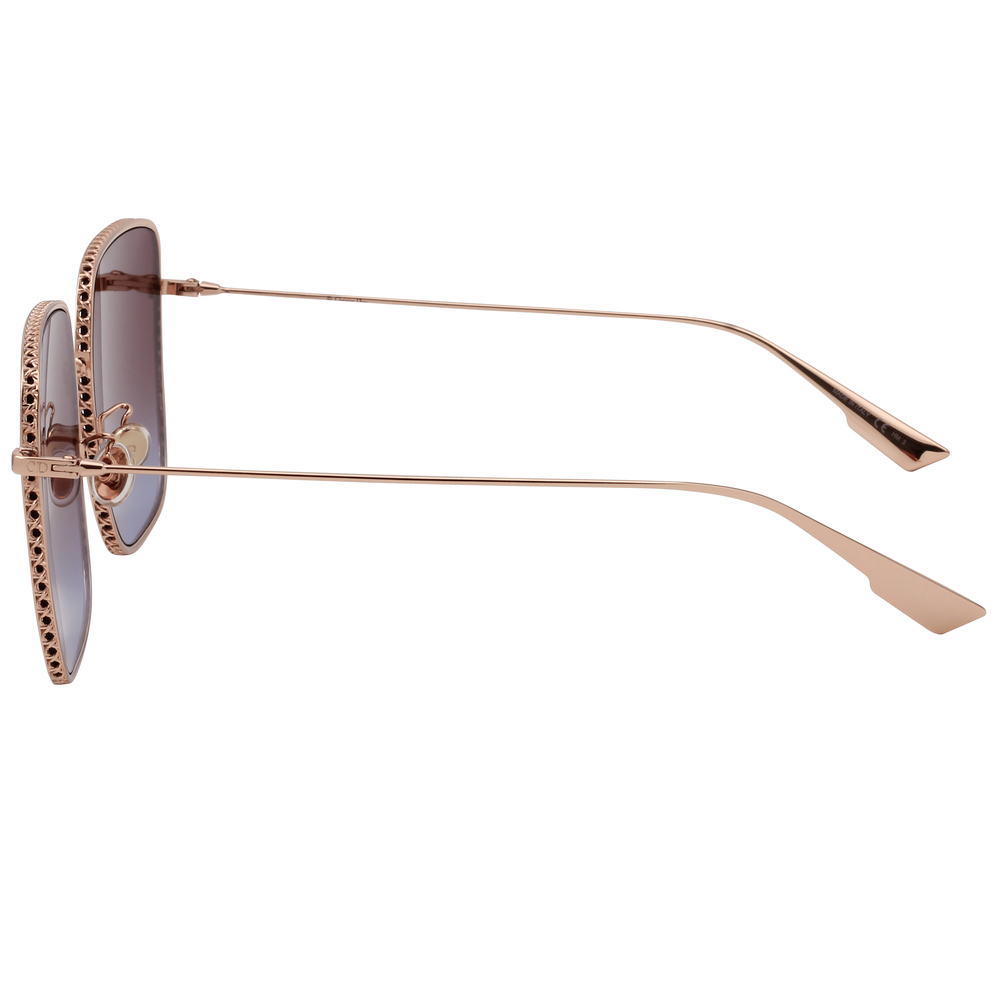 Christian Dior DIORBYDIOR3F Sunglass Gold Unisex Full Metal Sunglass — Gold frame — view 3