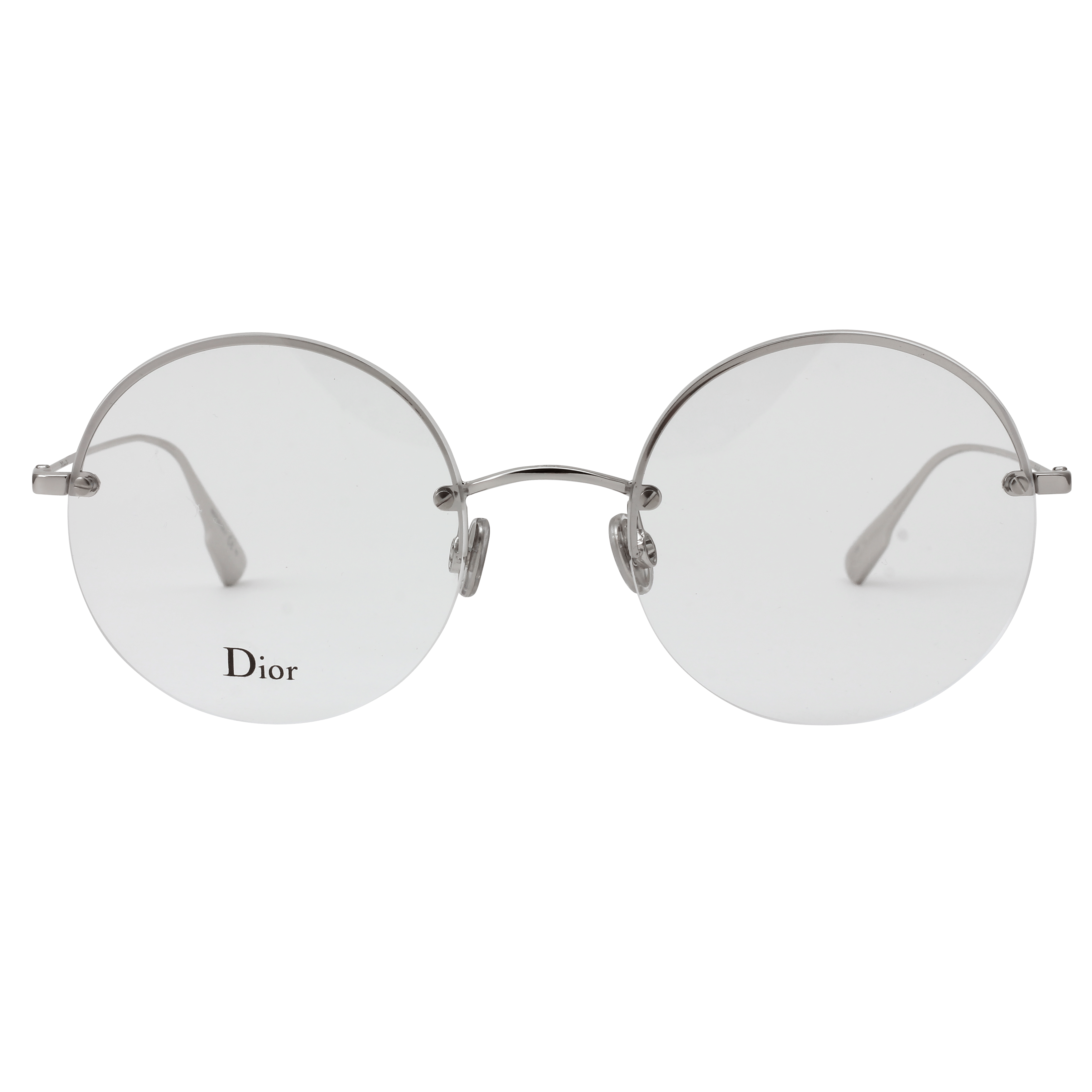 Christian Dior STELLAIREO12 Frame Silver Male RimLess Metal Frame — Silver frame