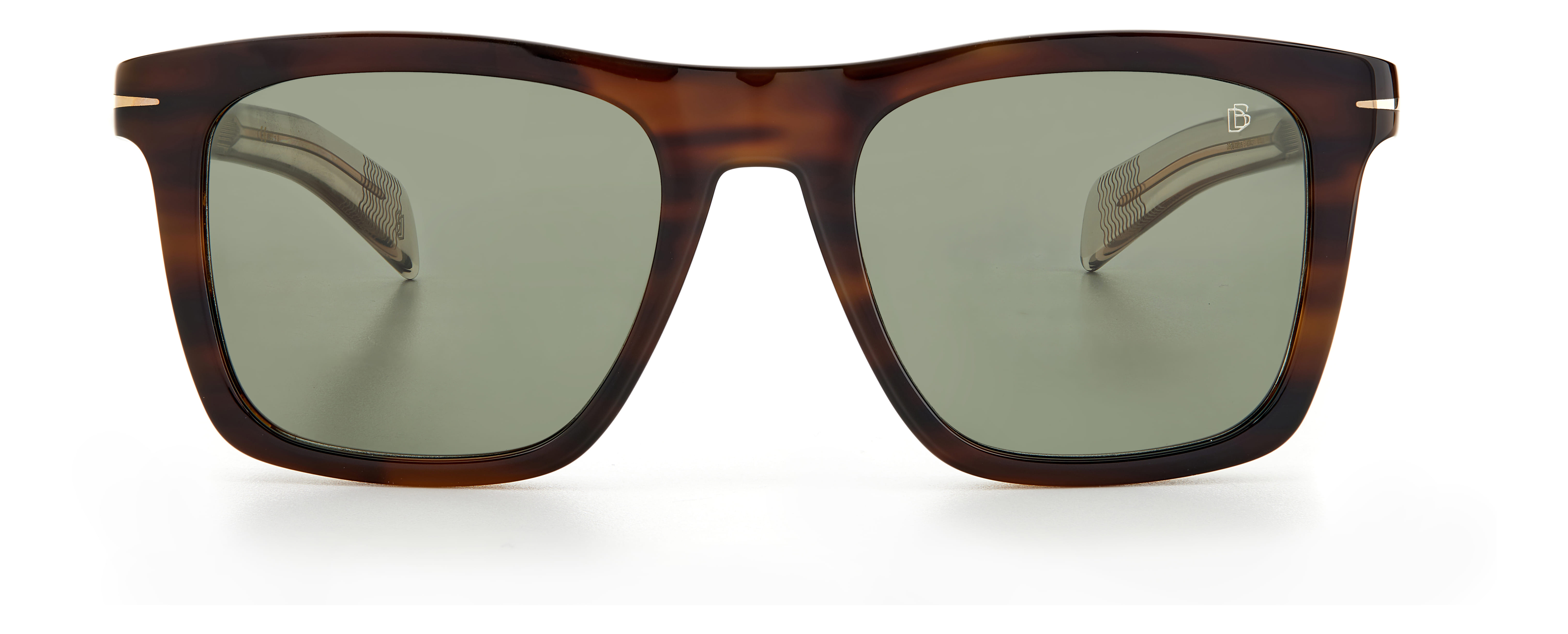 David Beckham DB 7000/S Sunglass Brown Male Full Shell — Black frame