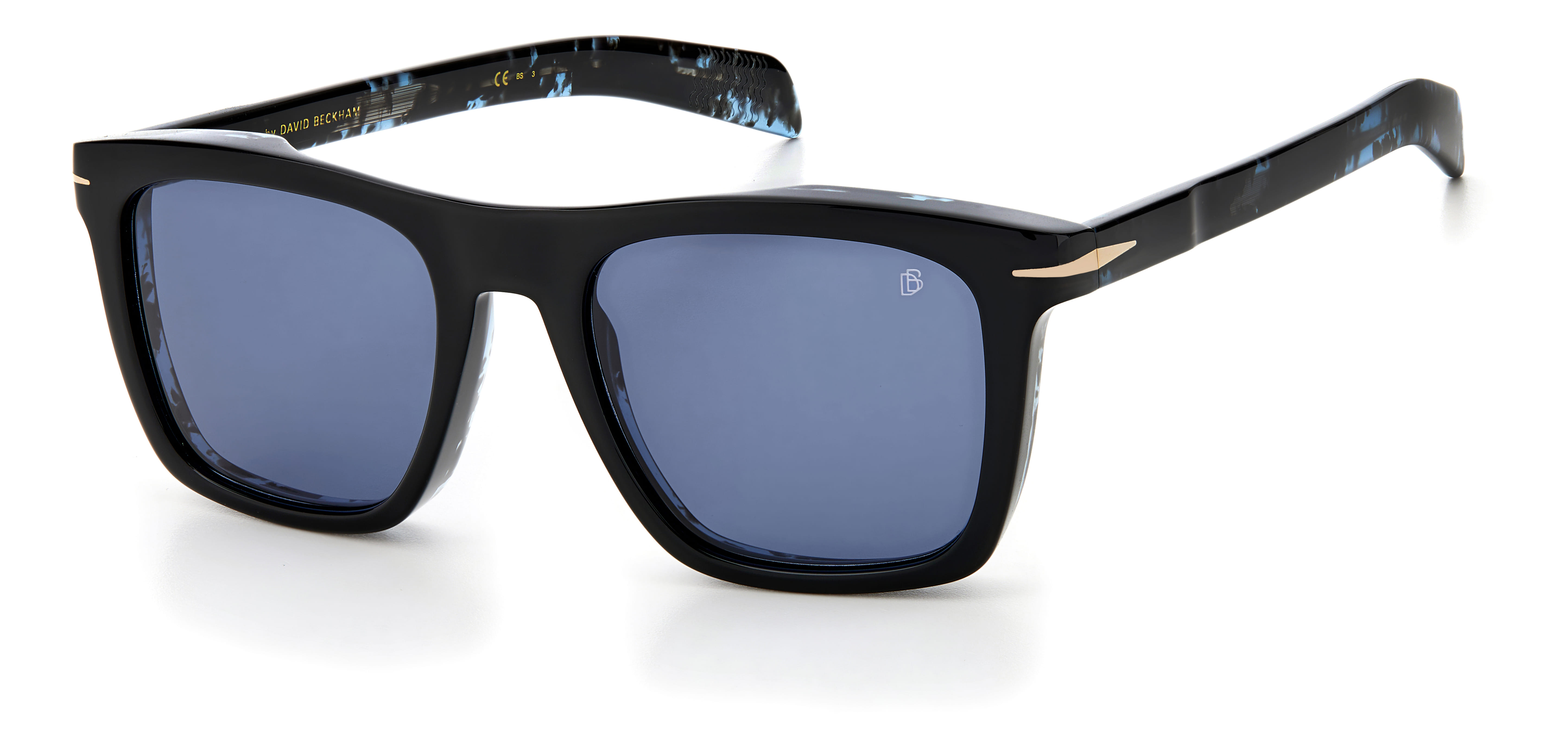 David Beckham DB 7000/S Sunglass Black Male Full Shell — Black frame