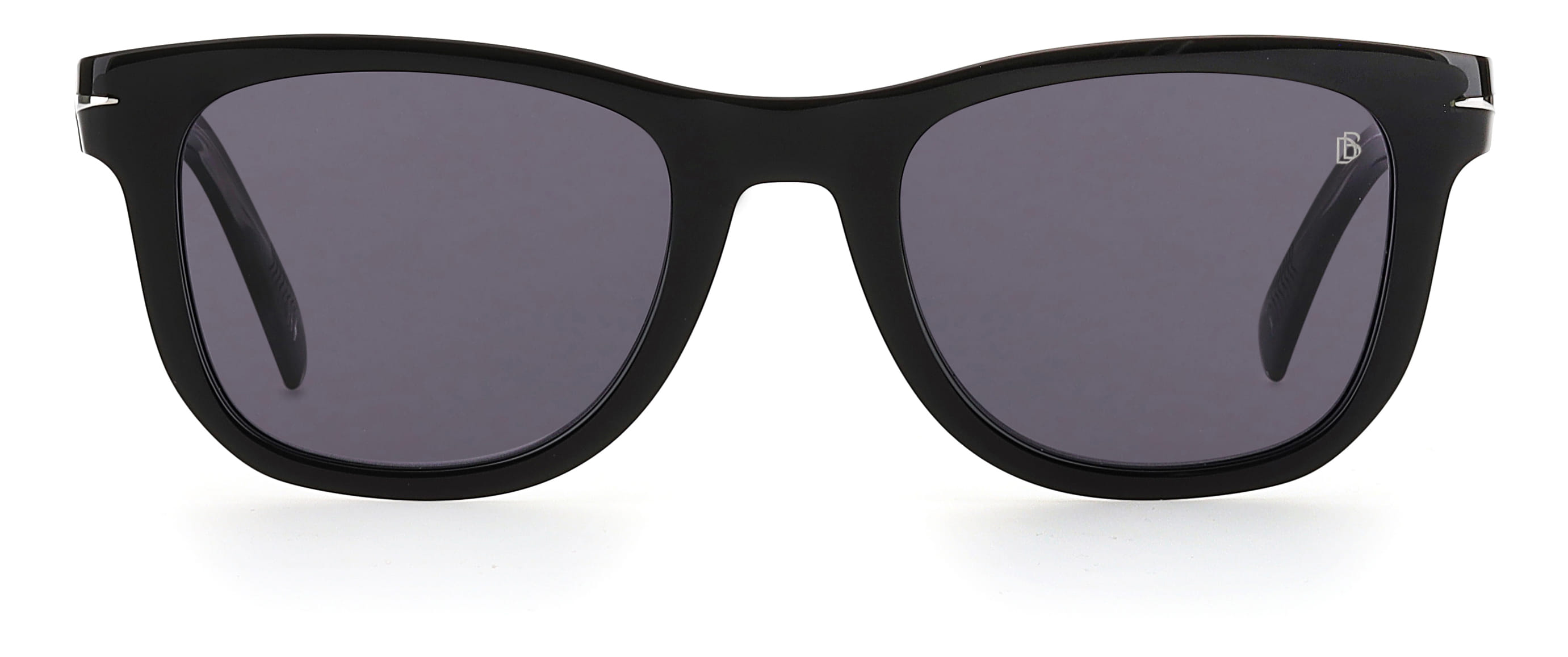 David Beckham DB 1006/S Sunglass Black Male Full Shell Sunglass — Black frame — view 2