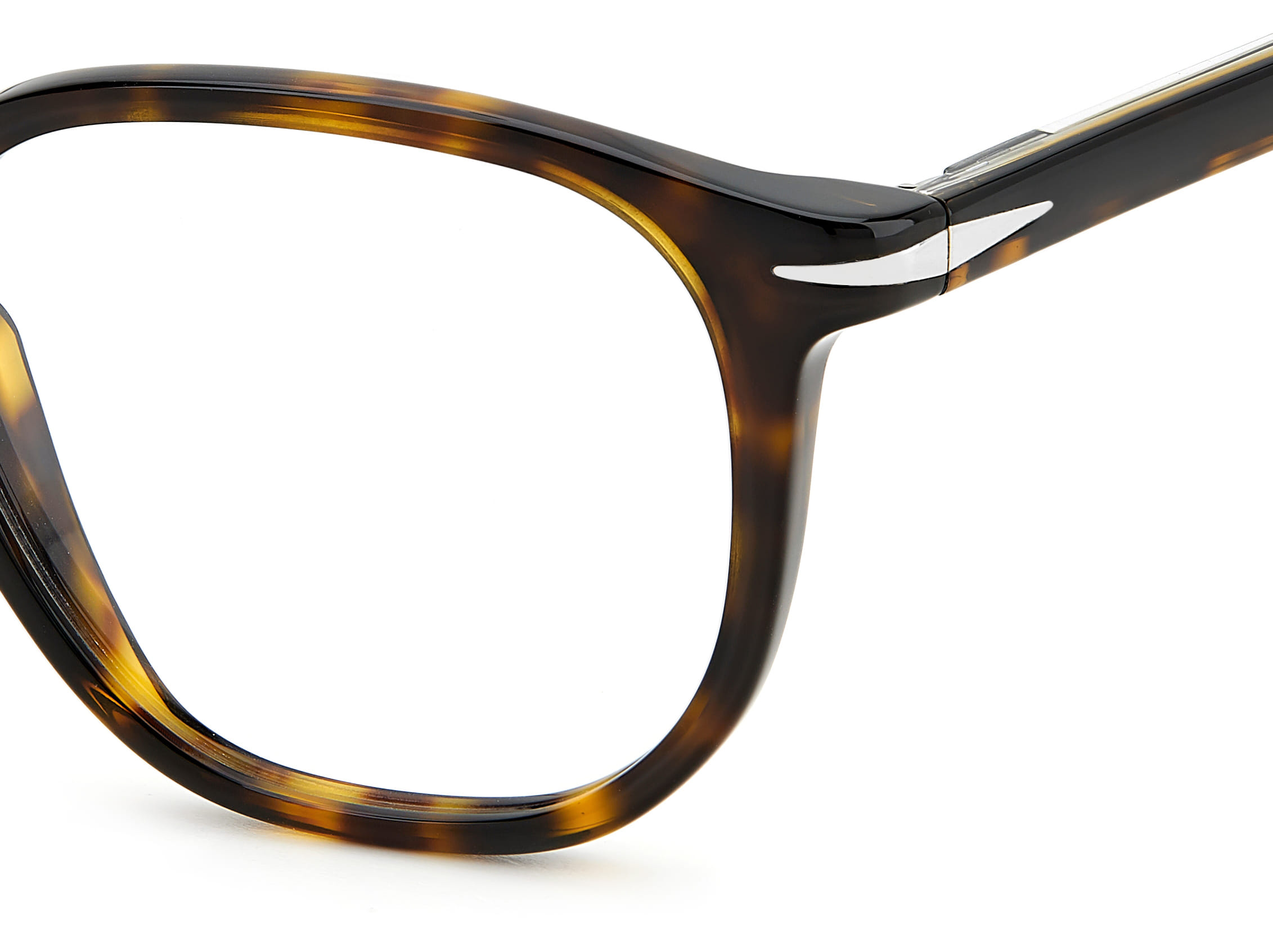 David Beckham DB 1106 Frame Havana Male Full Shell Frame — view 3