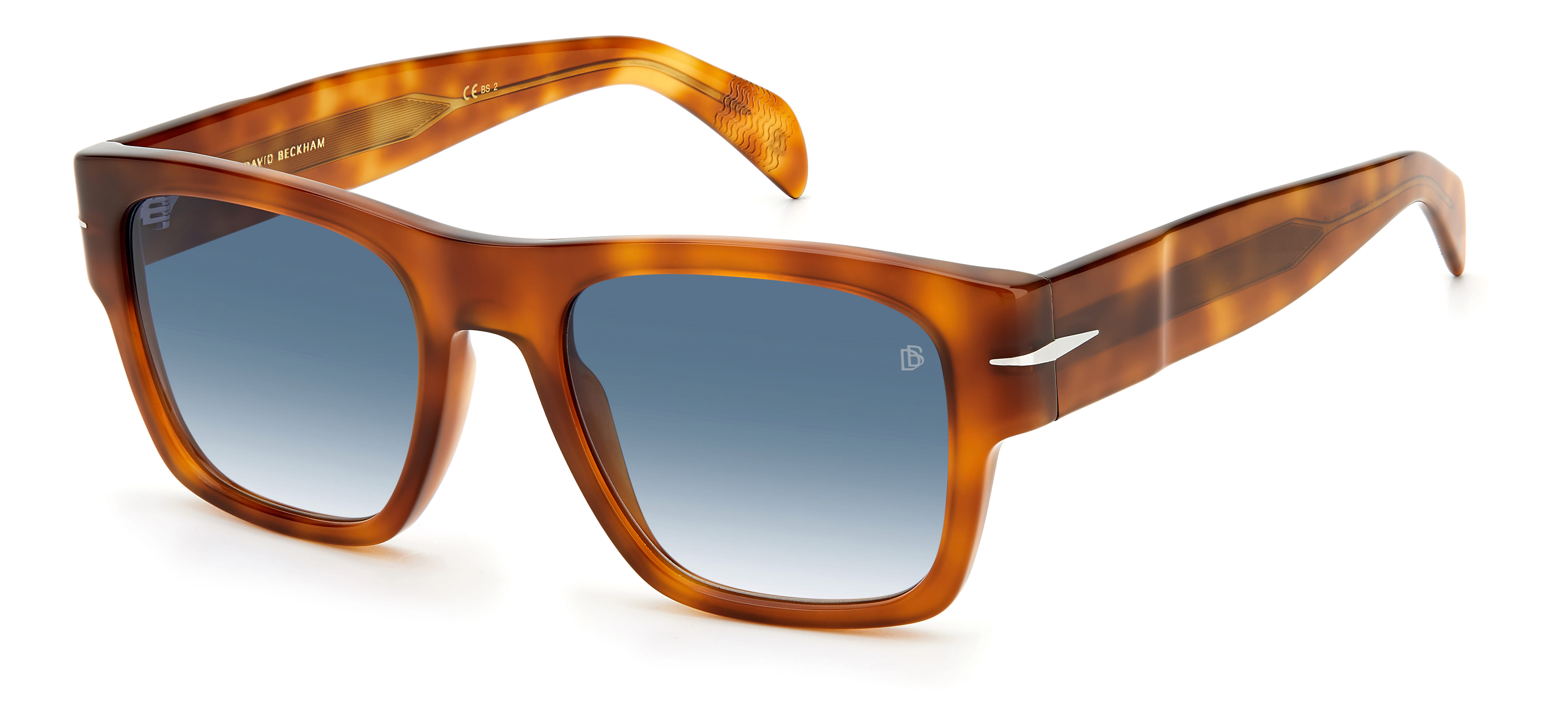 David Beckham DB 700/S/BOLD Sunglass Havana Male Full Shell — Havana frame