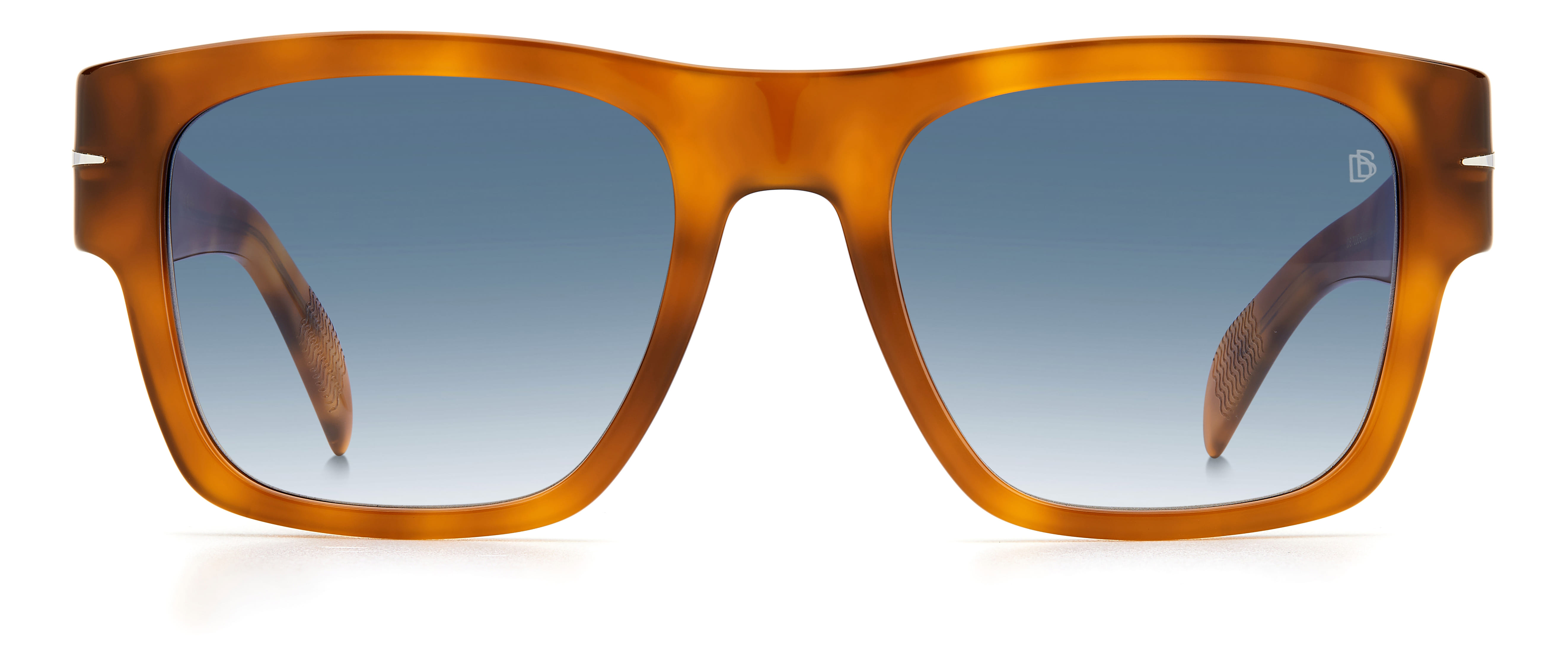 David Beckham DB 700/S/BOLD Sunglass Havana Male Full Shell Sunglass — Havana frame — view 2