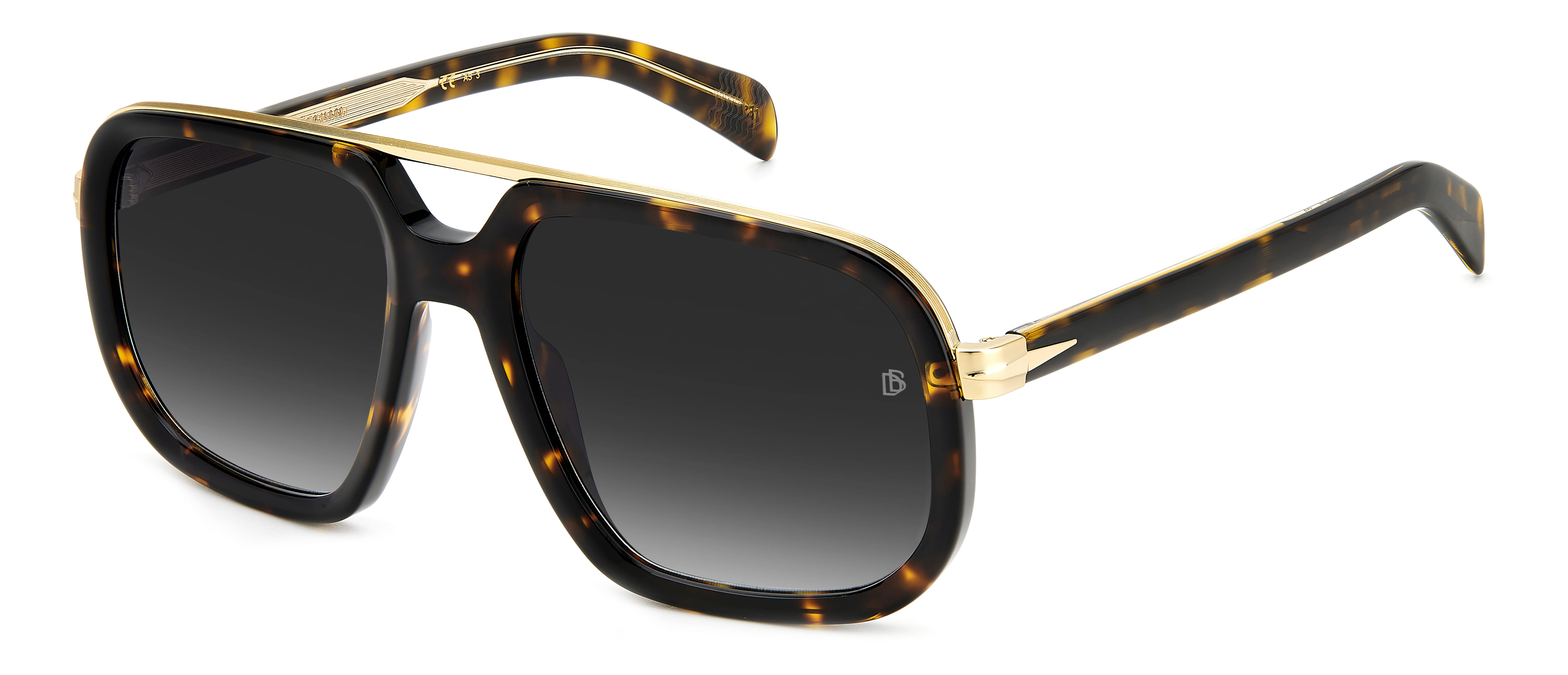 David Beckham DB 7101/S Sunglass Havana Male Full Shell — Havana frame