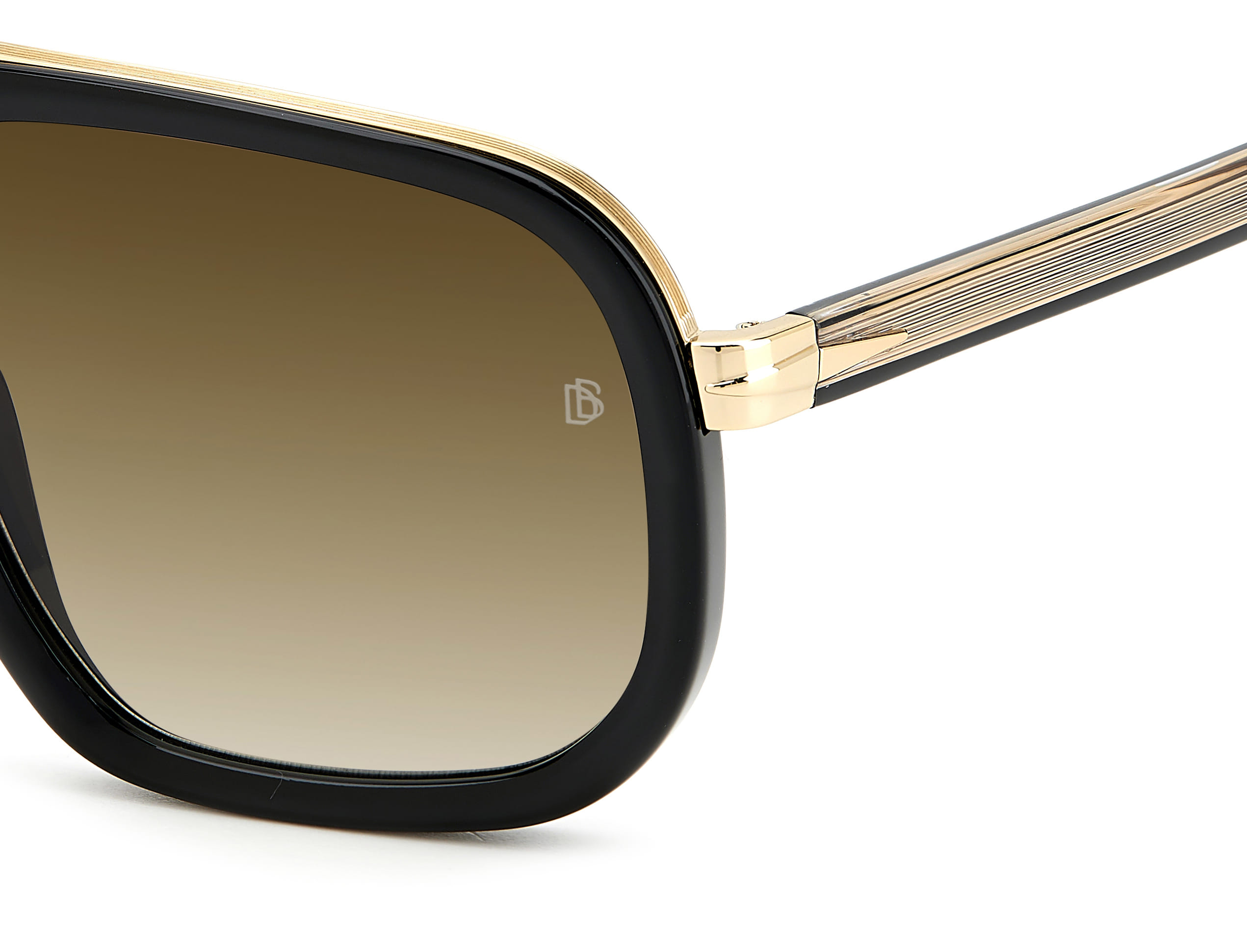 David Beckham DB 7101/S Sunglass Black Male Full Shell Sunglass — view 3