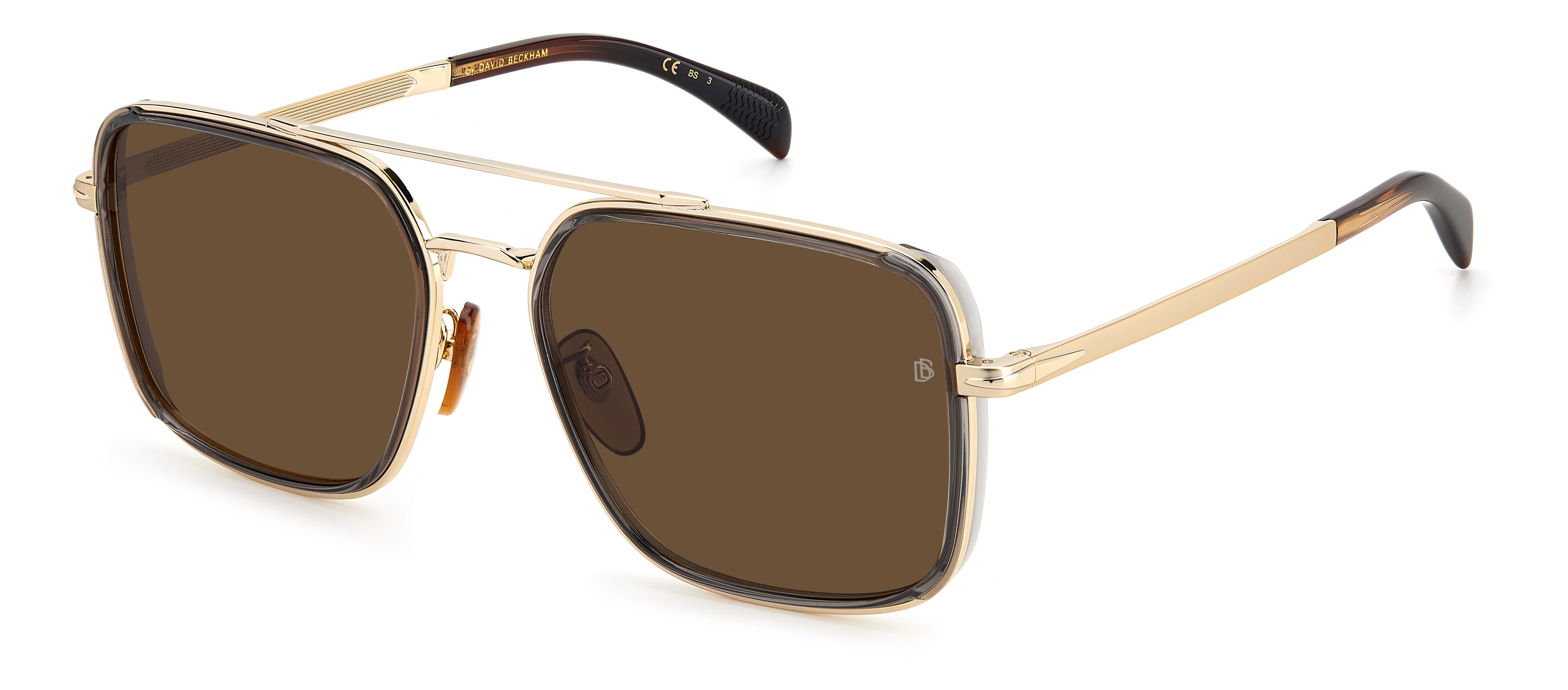 David Beckham DB 7083/G/S Sunglass Grey Male Full Metal — Grey frame