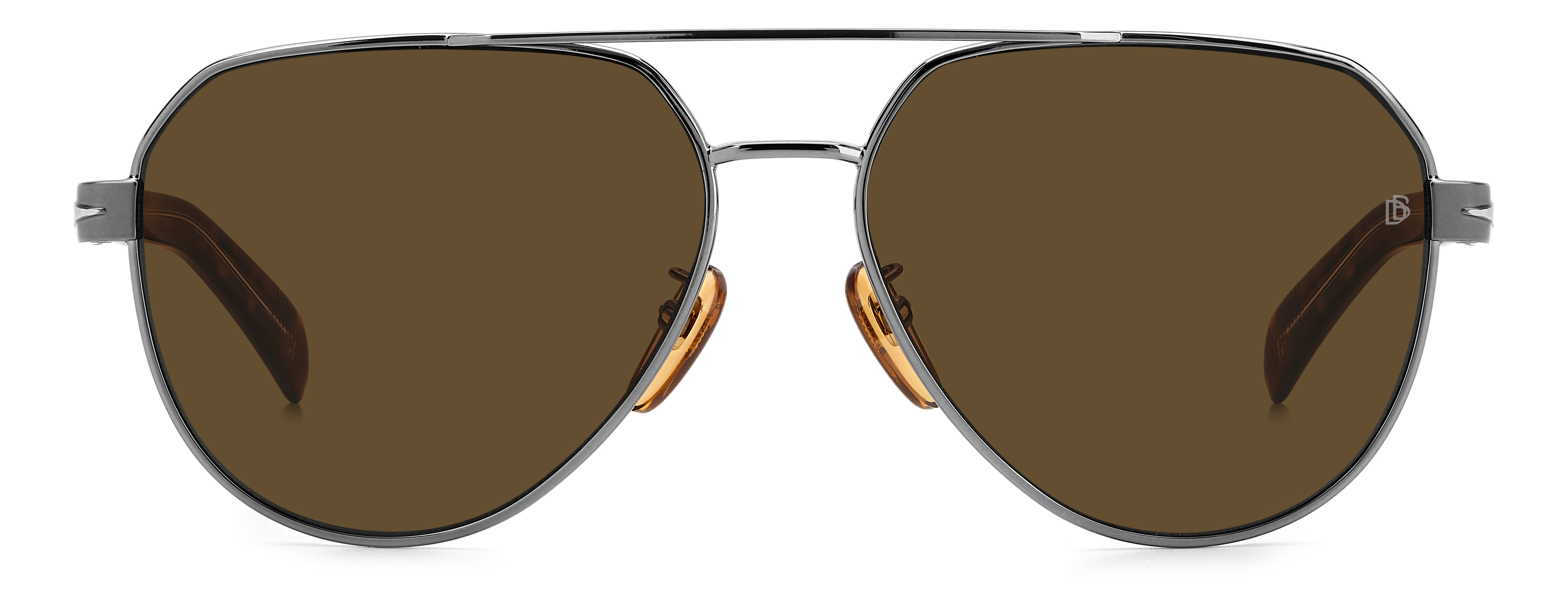David Beckham DB 1121/G/S Sunglass Grey Male Full Shell Sunglass — Grey frame — view 2