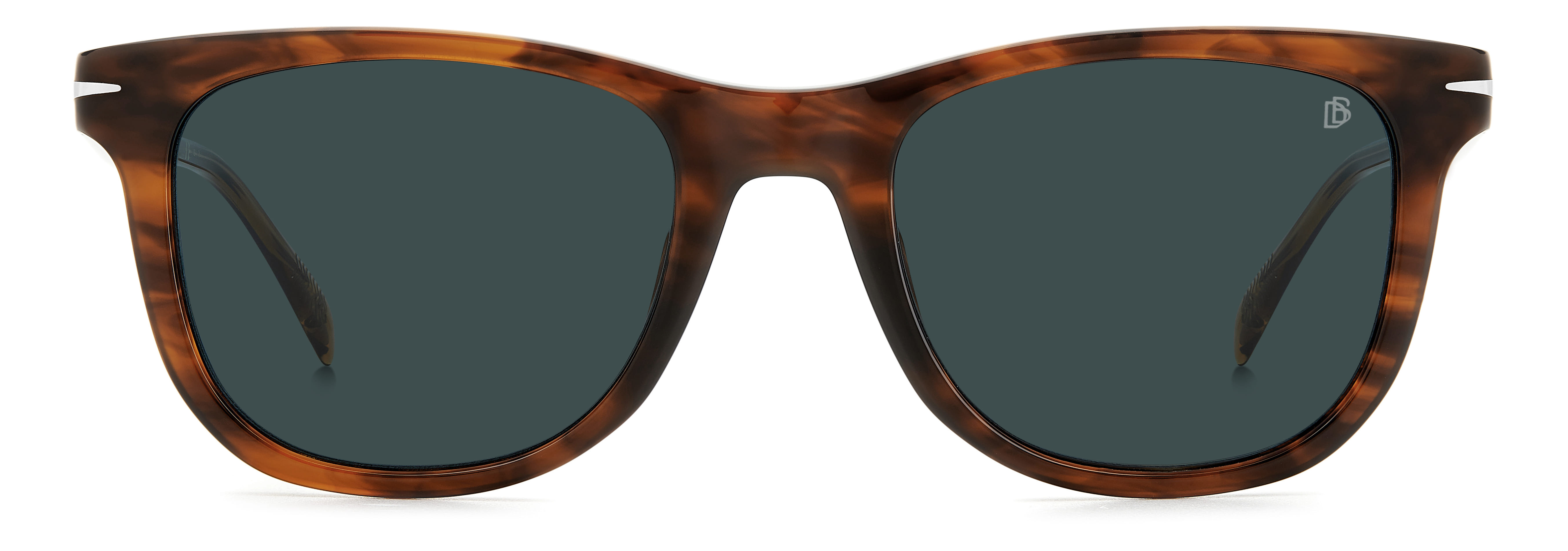 David Beckham DB 1113/S Sunglass Brown Male Full Shell Sunglass — Brown frame — view 2