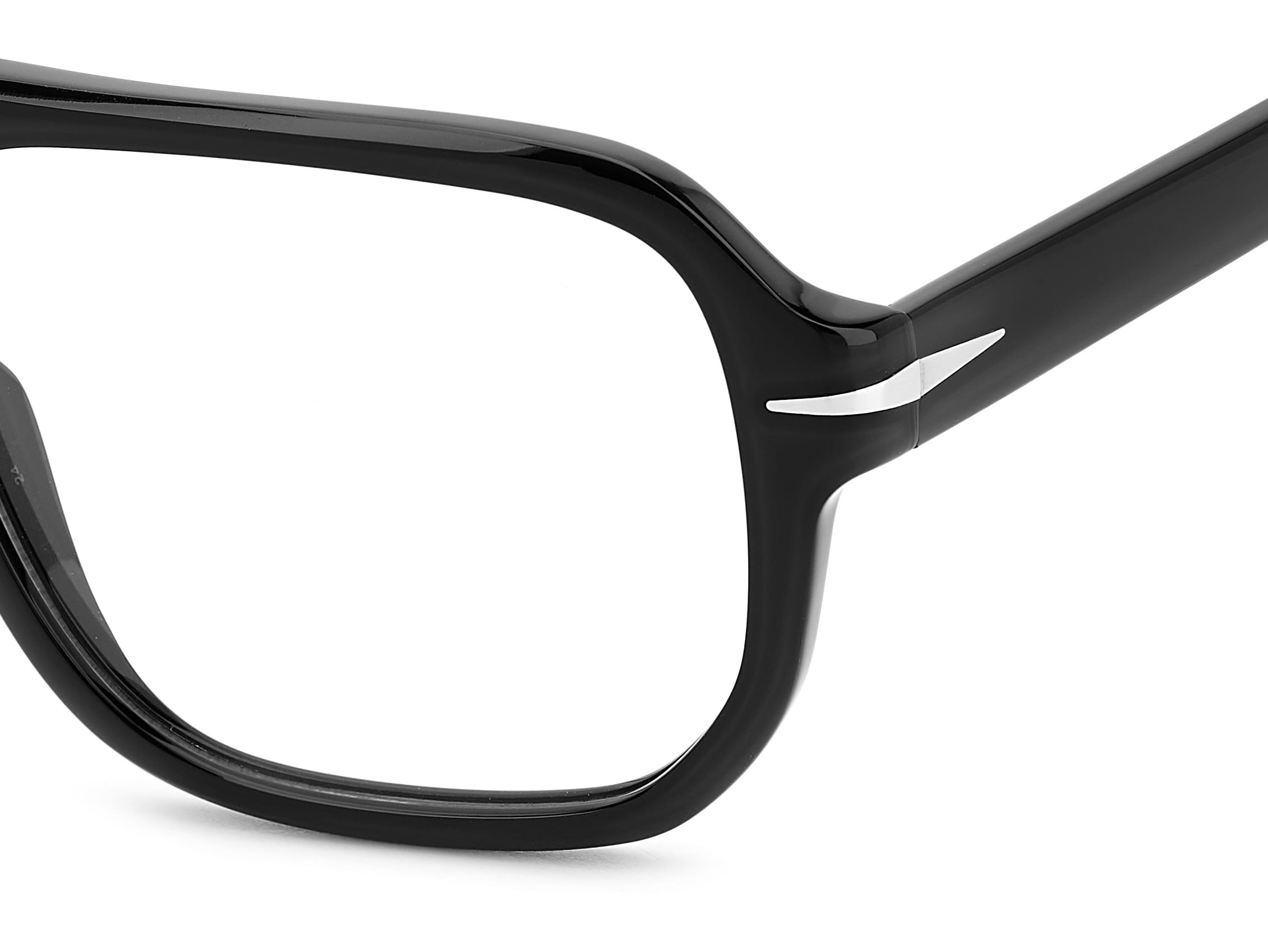 David Beckham Smile FR David Beckham DB 7108 Frame Black Male Shell Shell Frame — Black frame — view 3