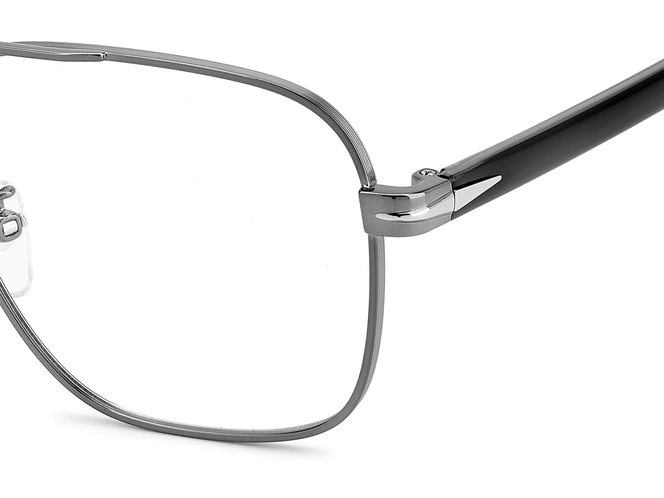 David Beckham DB 7103 Frame Grey Male Full Metal Frame — view 3