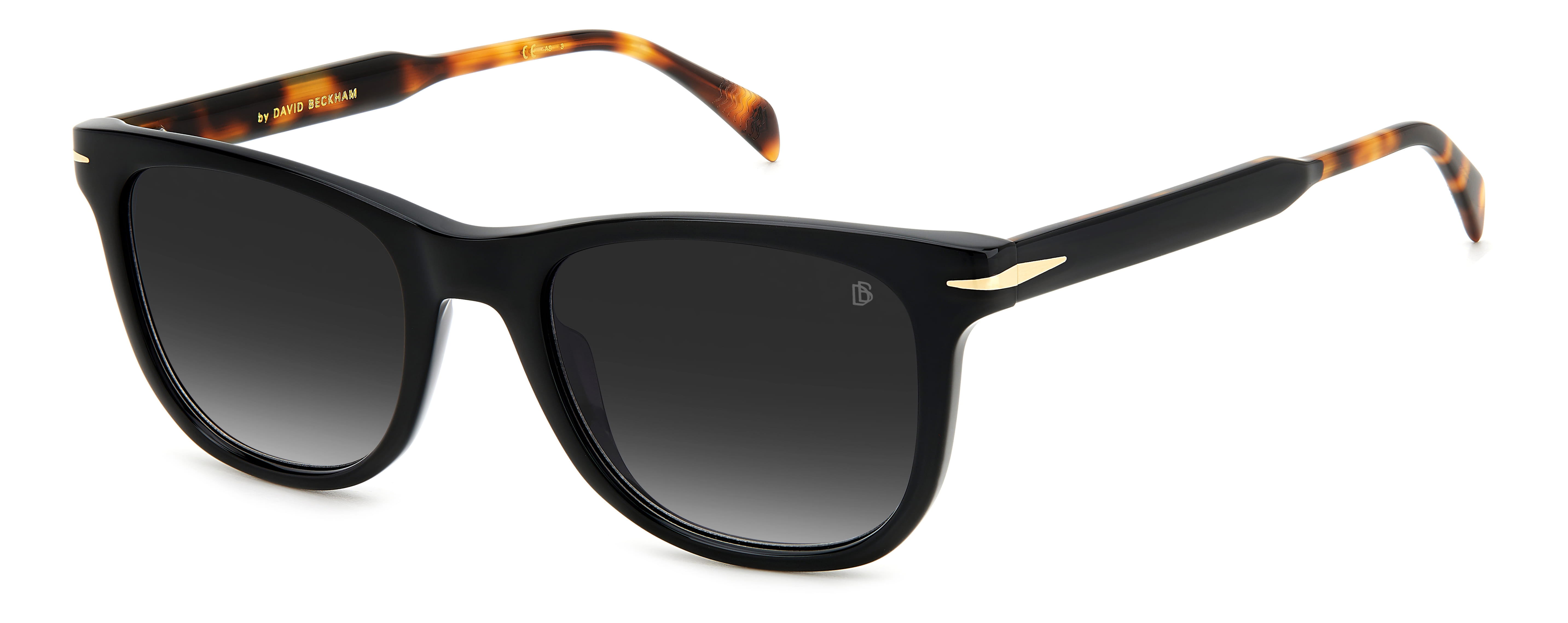 David Beckham DB 1113/S Sunglass Black Male Full Shell — Black frame