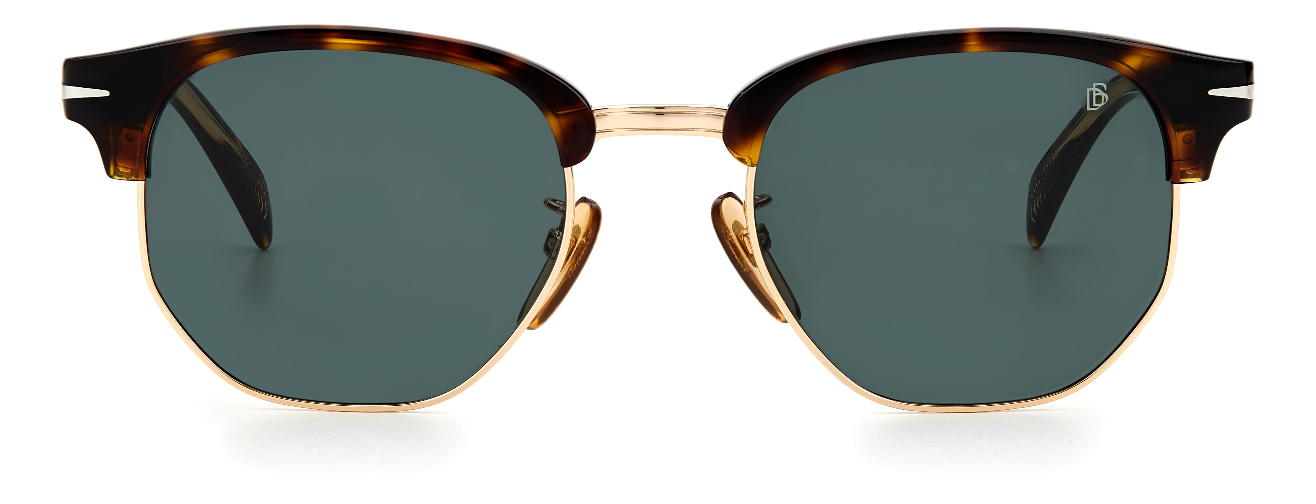 David Beckham DB 1002/S Sunglass Havana Male Full Shell Sunglass — Havana frame — view 2