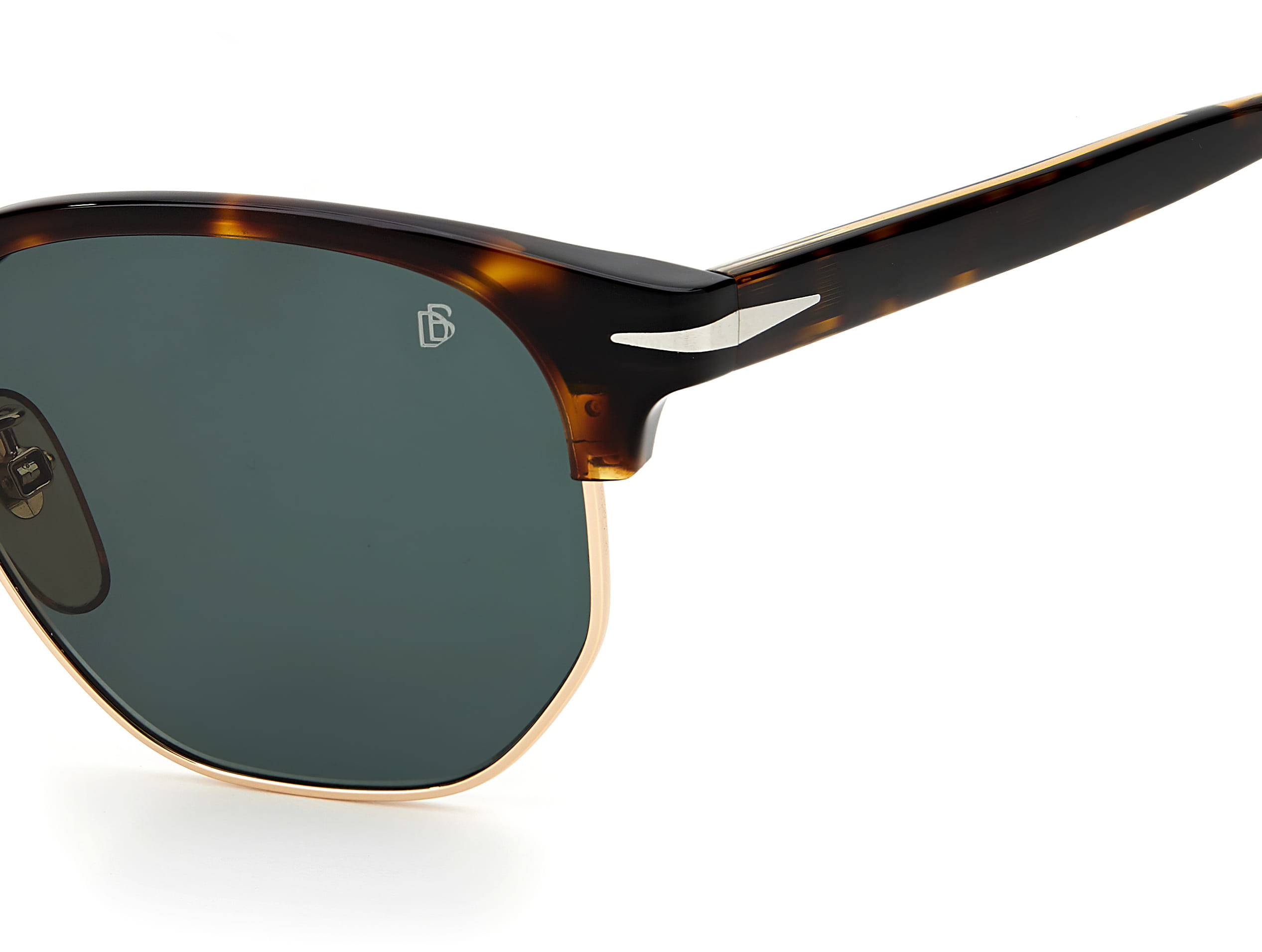 David Beckham DB 1002/S Sunglass Havana Male Full Shell Sunglass — Havana frame — view 3