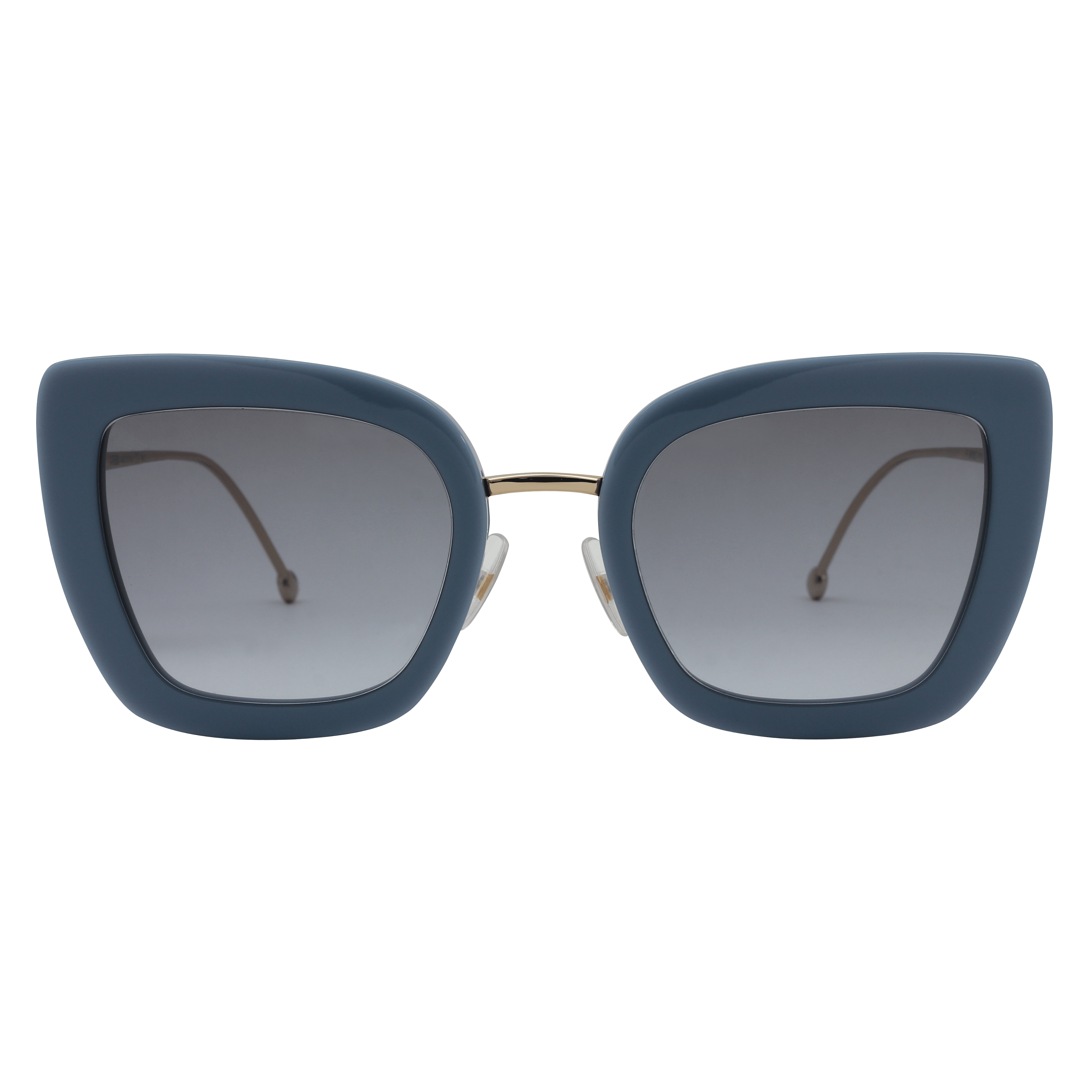Fendi FF 0408/S Sunglass Blue Female Full Metal Sunglass — Blue frame