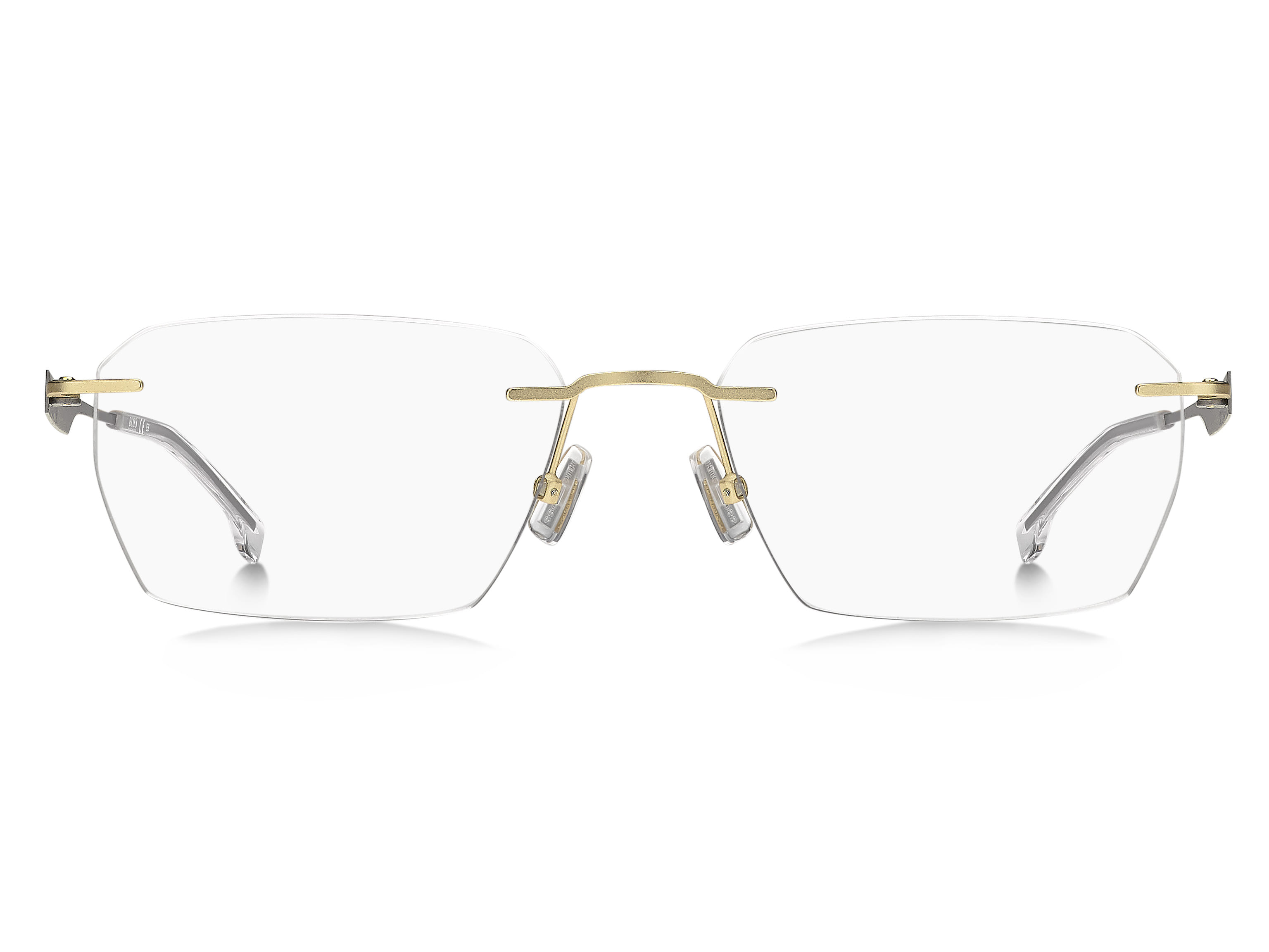 Hugo Boss BOSS 1265/A Frame Gold Male RimLess Titanium Frame — Gold frame — view 2