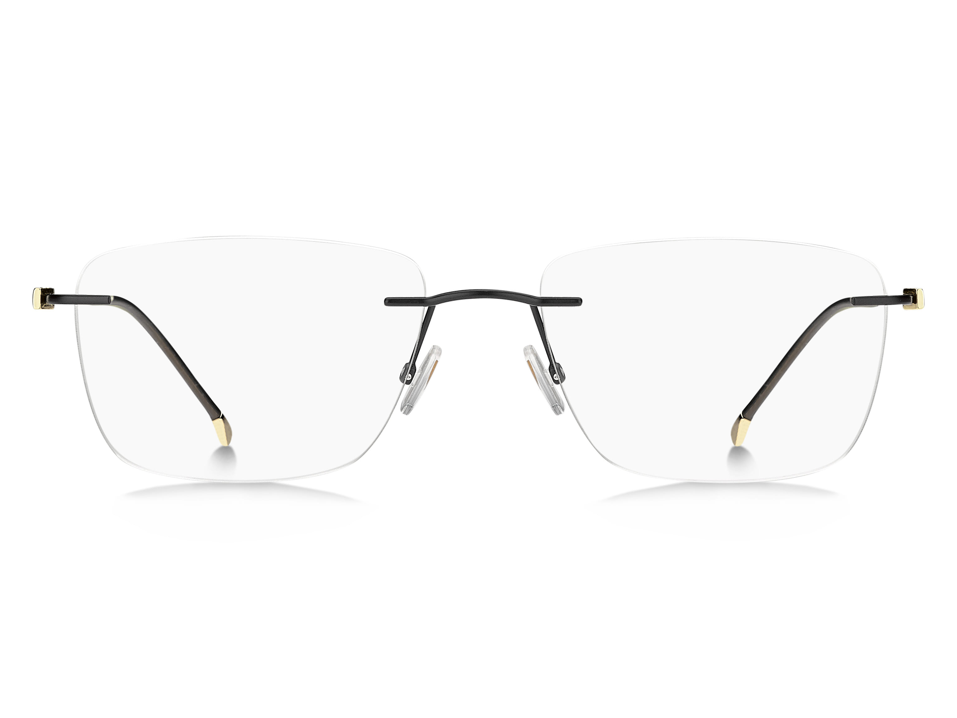 Hugo Boss BOSS 1266/A Frame Matt Black Male RimLess Titanium Frame — Matt Black frame — view 2