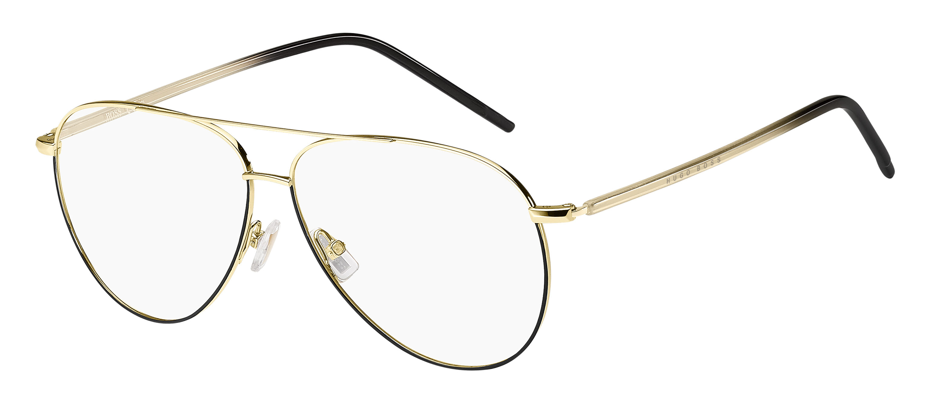 Hugo Boss 1339 Frame Gold Male Full Metal with Shell Frame — view 1