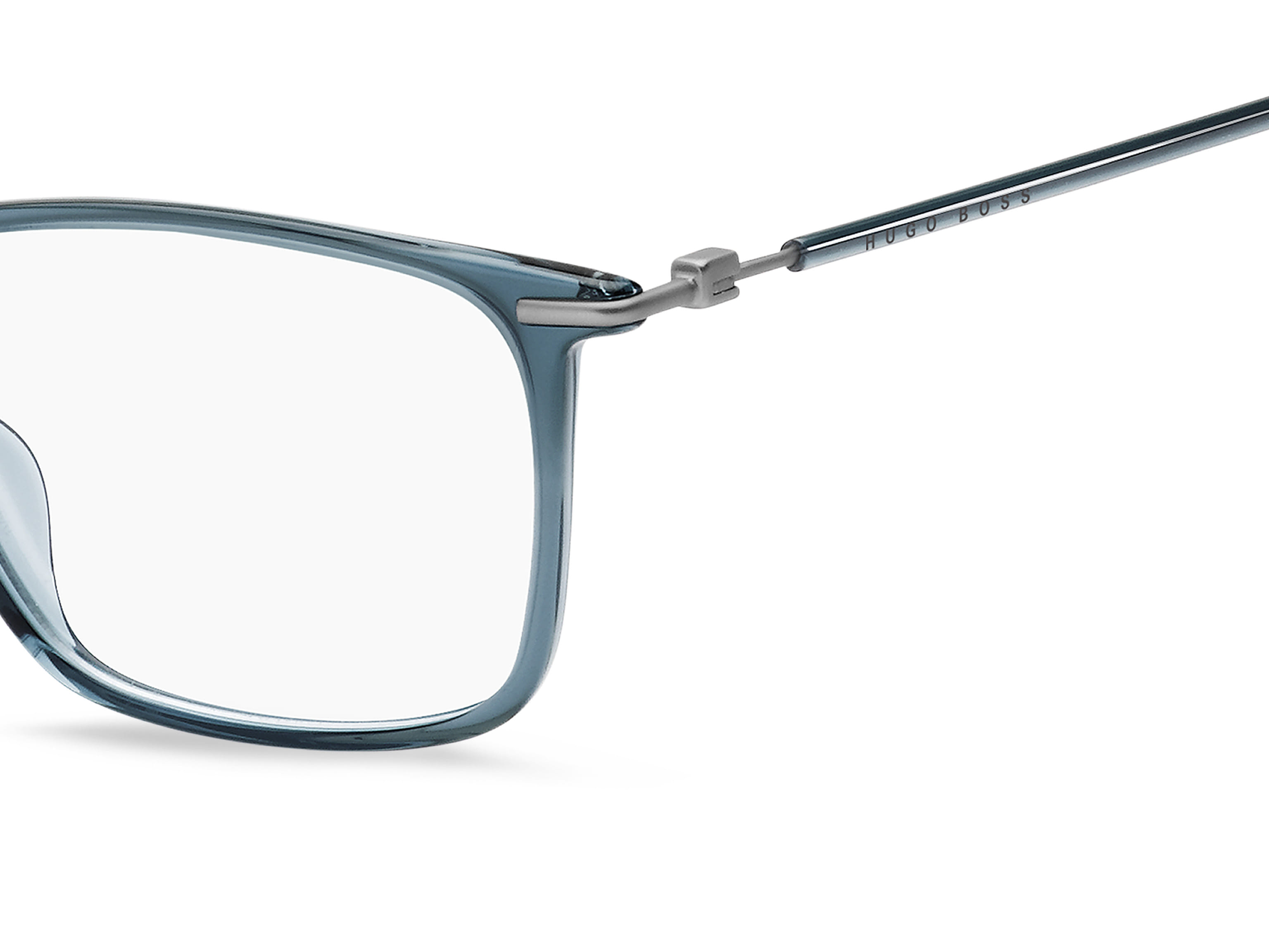 Hugo Boss BOSS 1372 Frame Blue Male Full Metal Frame — Blue frame — view 3