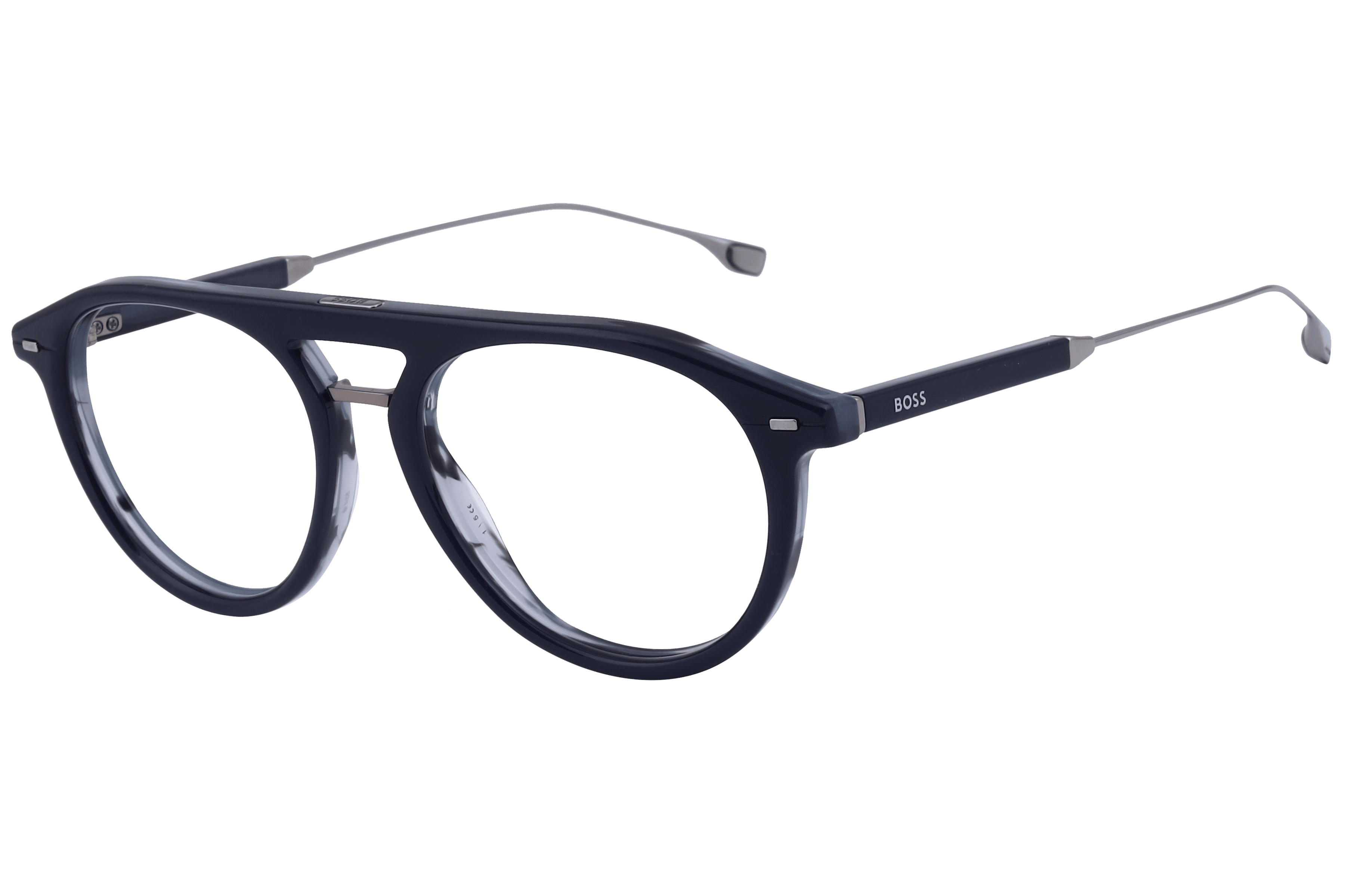 Hugo Boss 1358/BB Frame Blue Male Full Shell with Metal — Blue frame