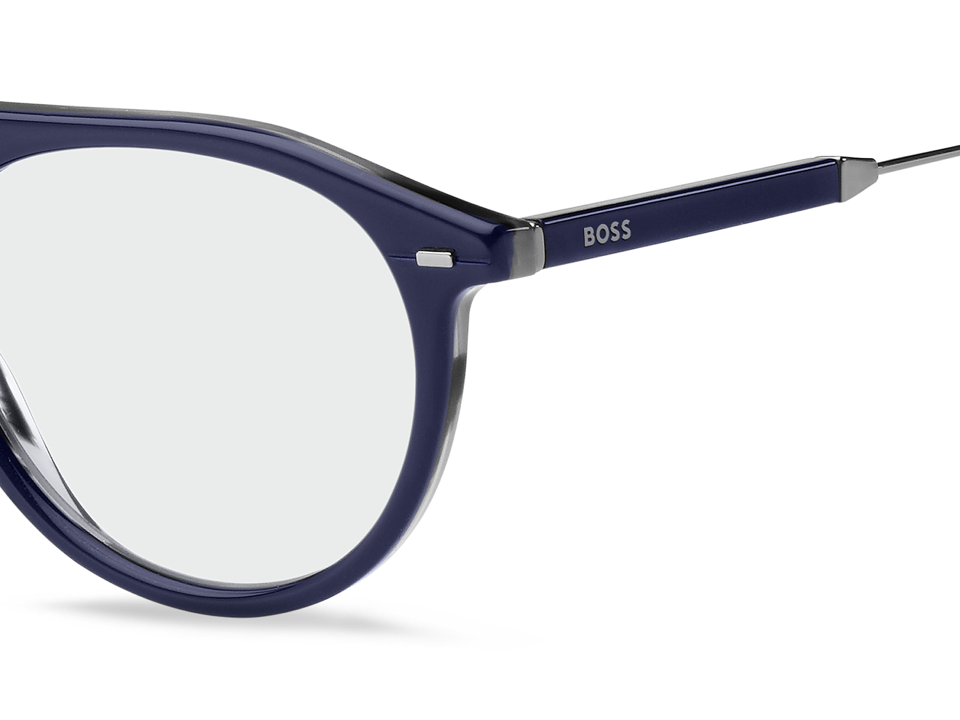 Hugo Boss 1358/BB Frame Blue Male Full Shell with Metal Frame — Blue frame — view 3