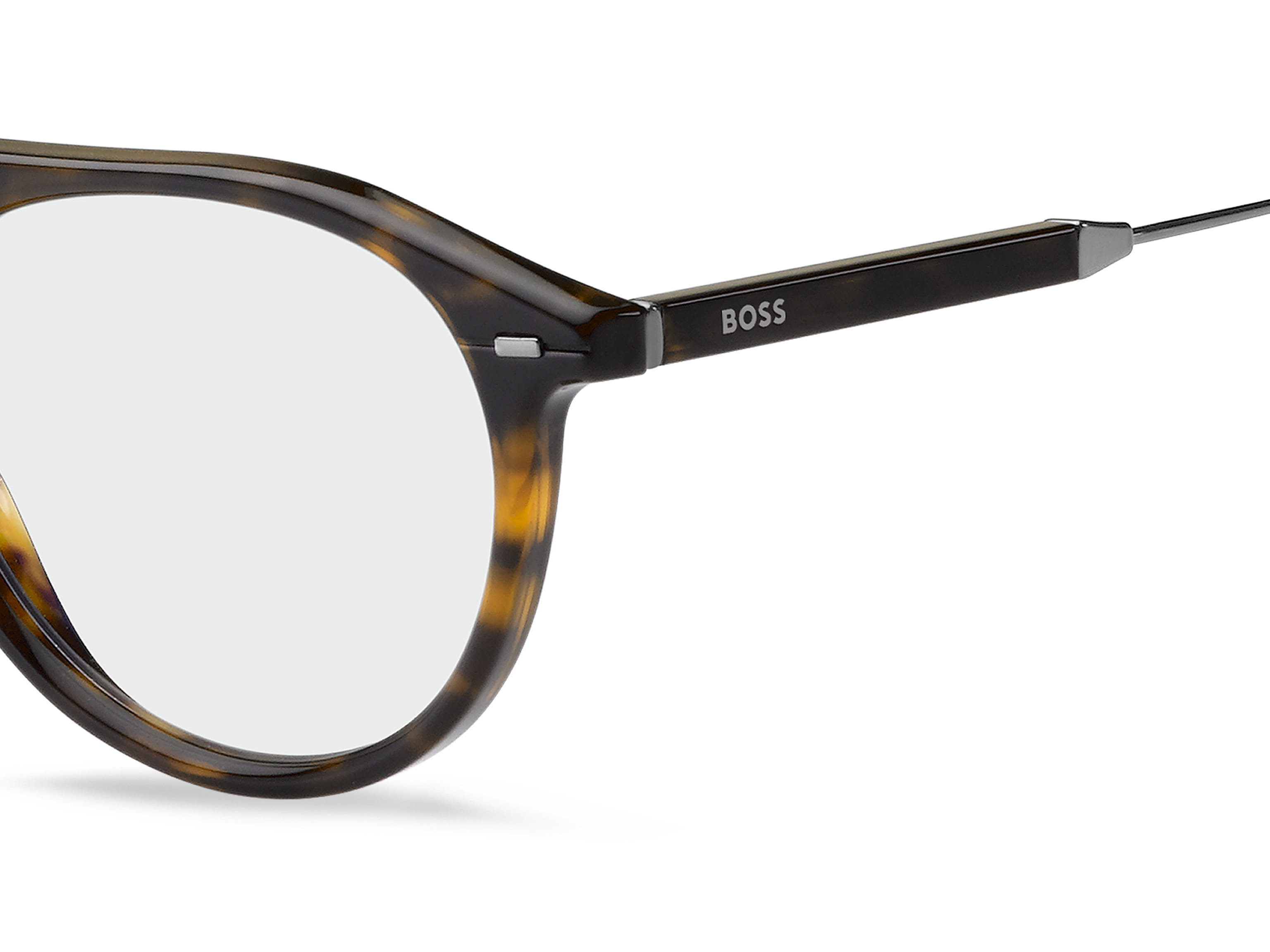 Hugo Boss 1358/BB Frame Havana Male Full Shell with Metal Frame — Havana frame — view 3