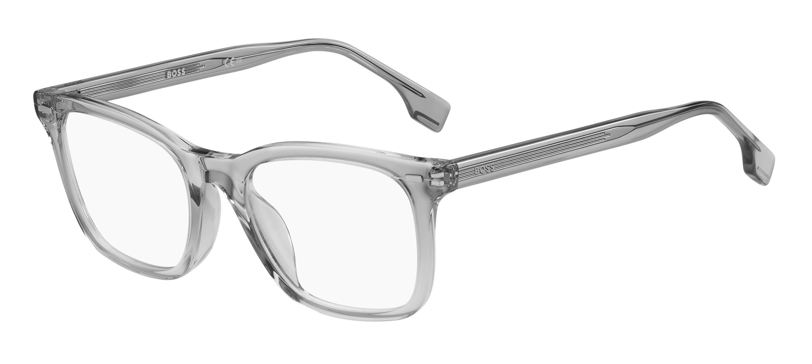 Hugo Boss 1403/F Frame Transparent Grey Male Full Shell — Transparent Grey frame