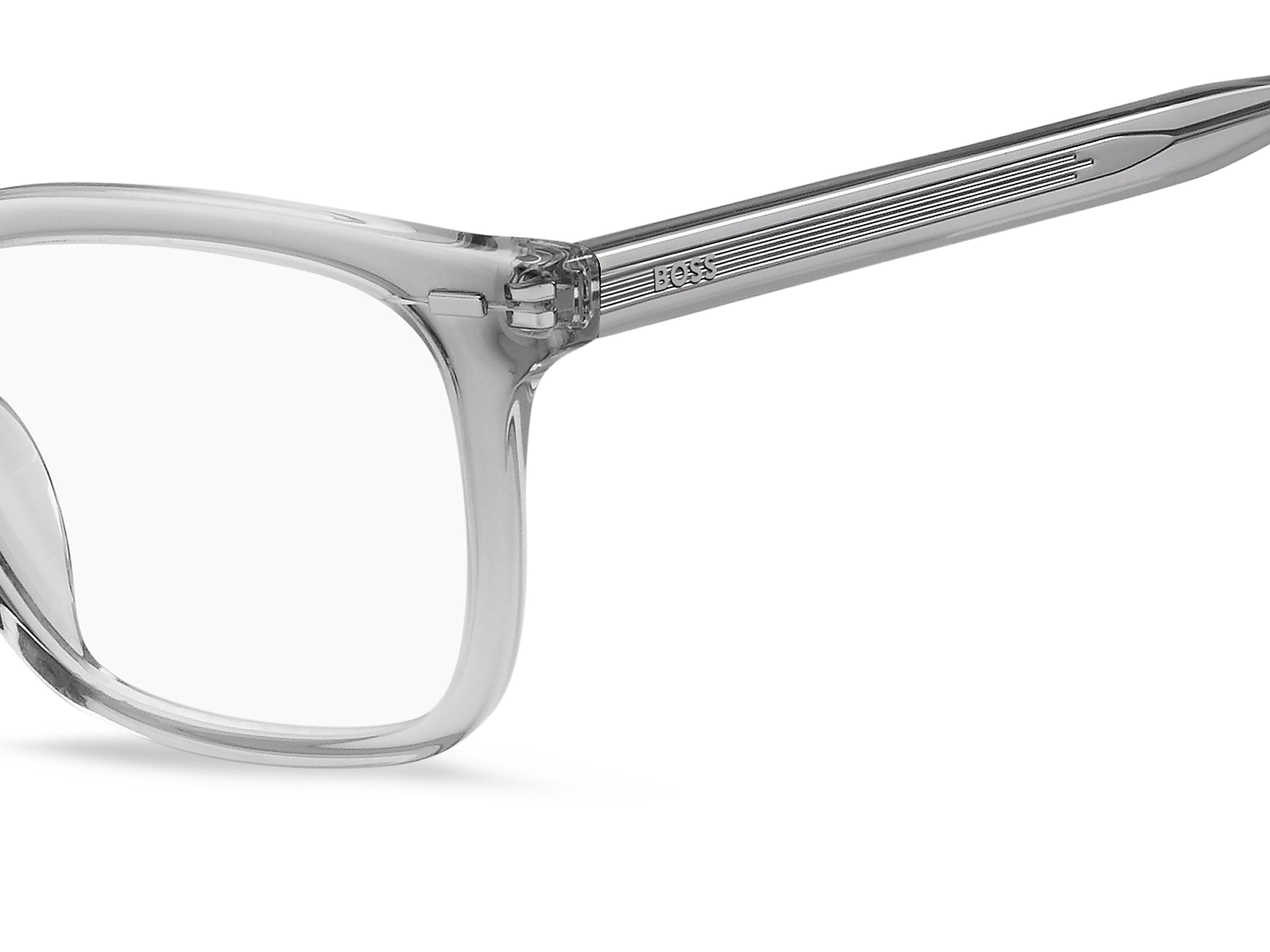 Hugo Boss 1403/F Frame Transparent Grey Male Full Shell Frame — Transparent Grey frame — view 3