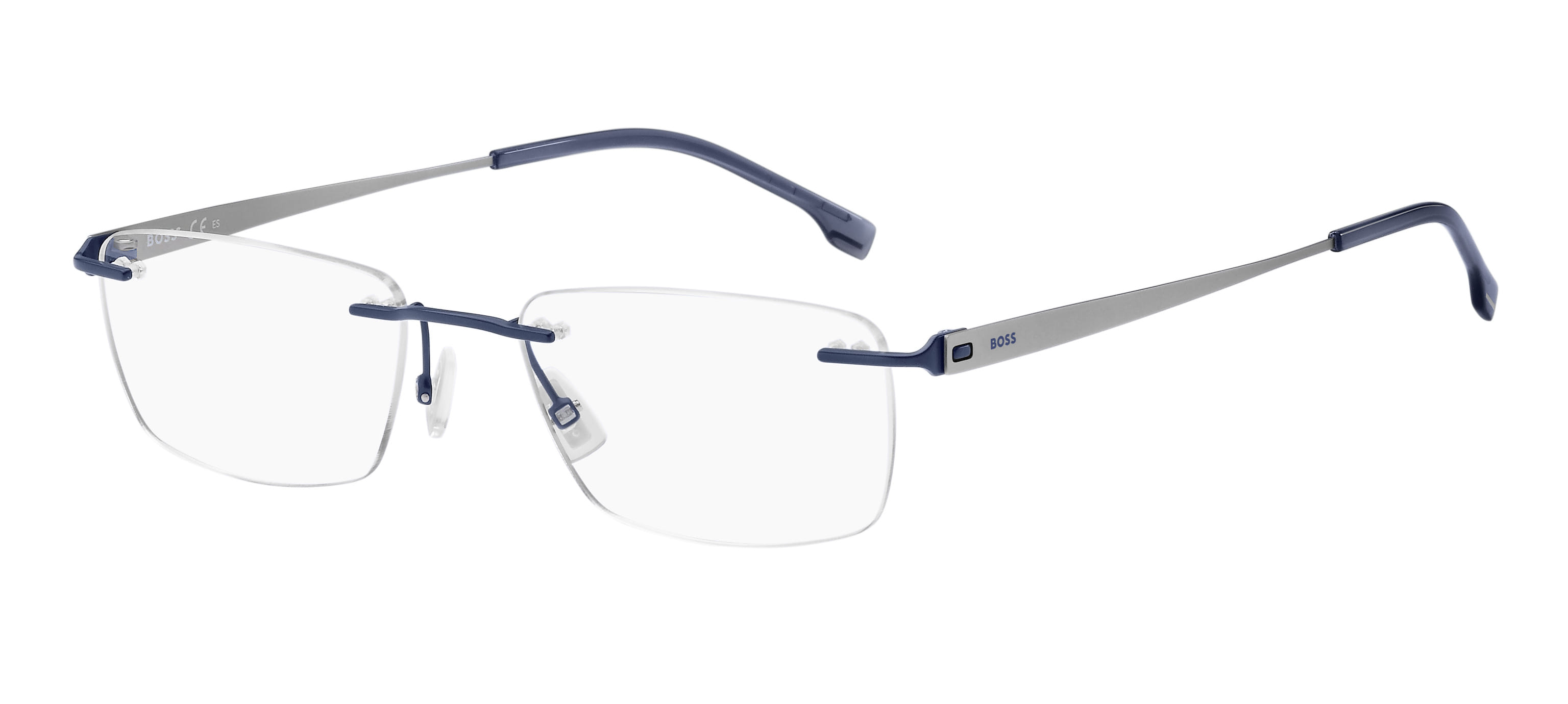 Hugo Boss BOSS 1423 Frame Blue Male RimLess Titanium — Blue frame