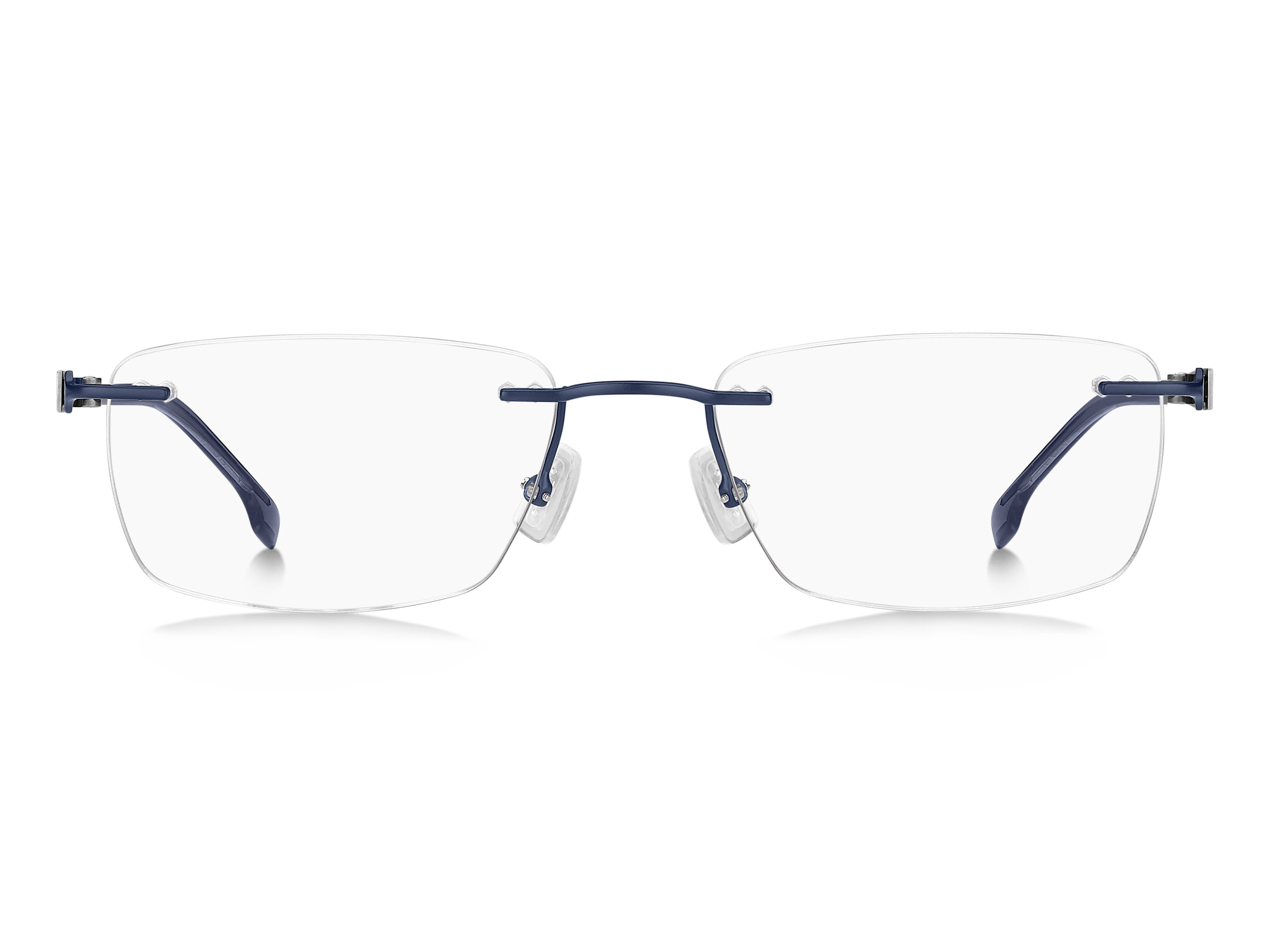 Hugo Boss BOSS 1423 Frame Blue Male RimLess Titanium Frame — Blue frame — view 2