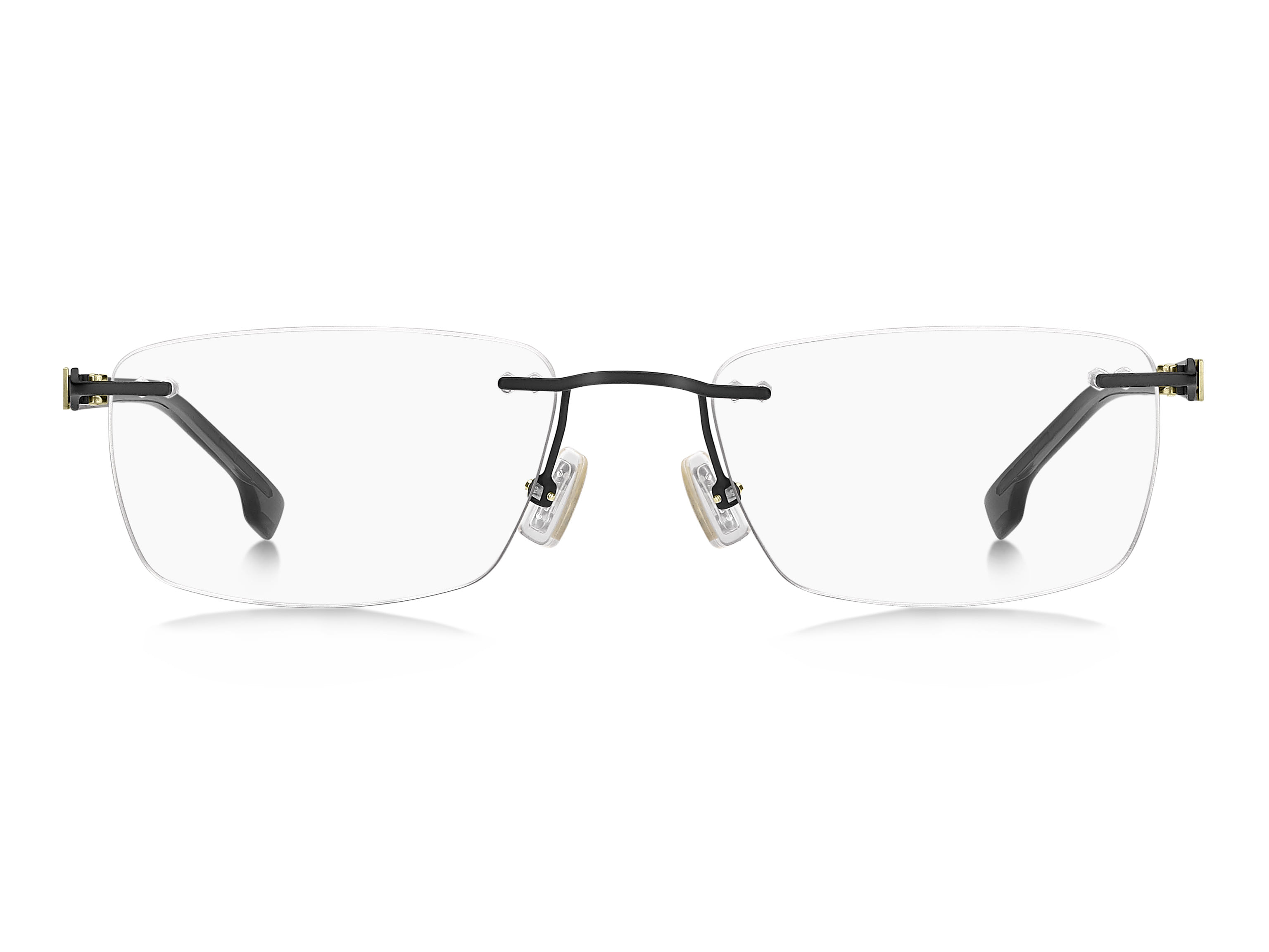 Hugo Boss BOSS 1423 Frame Matt Black Male RimLess Titanium Frame — Matt Black frame — view 2