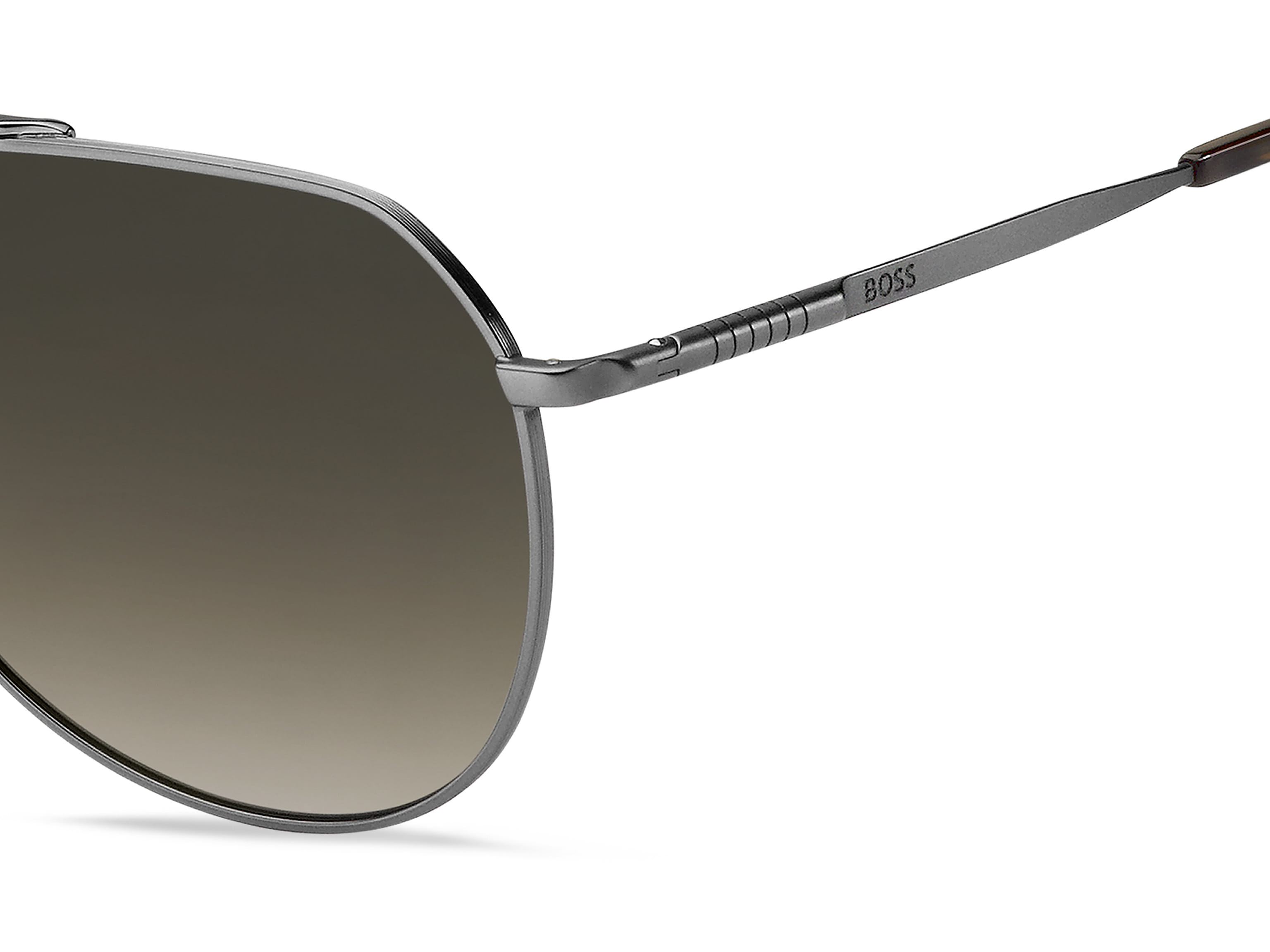 Hugo Boss BOSS 1447/S Sunglass Grey Male Full Metal Sunglass — Grey frame — view 3