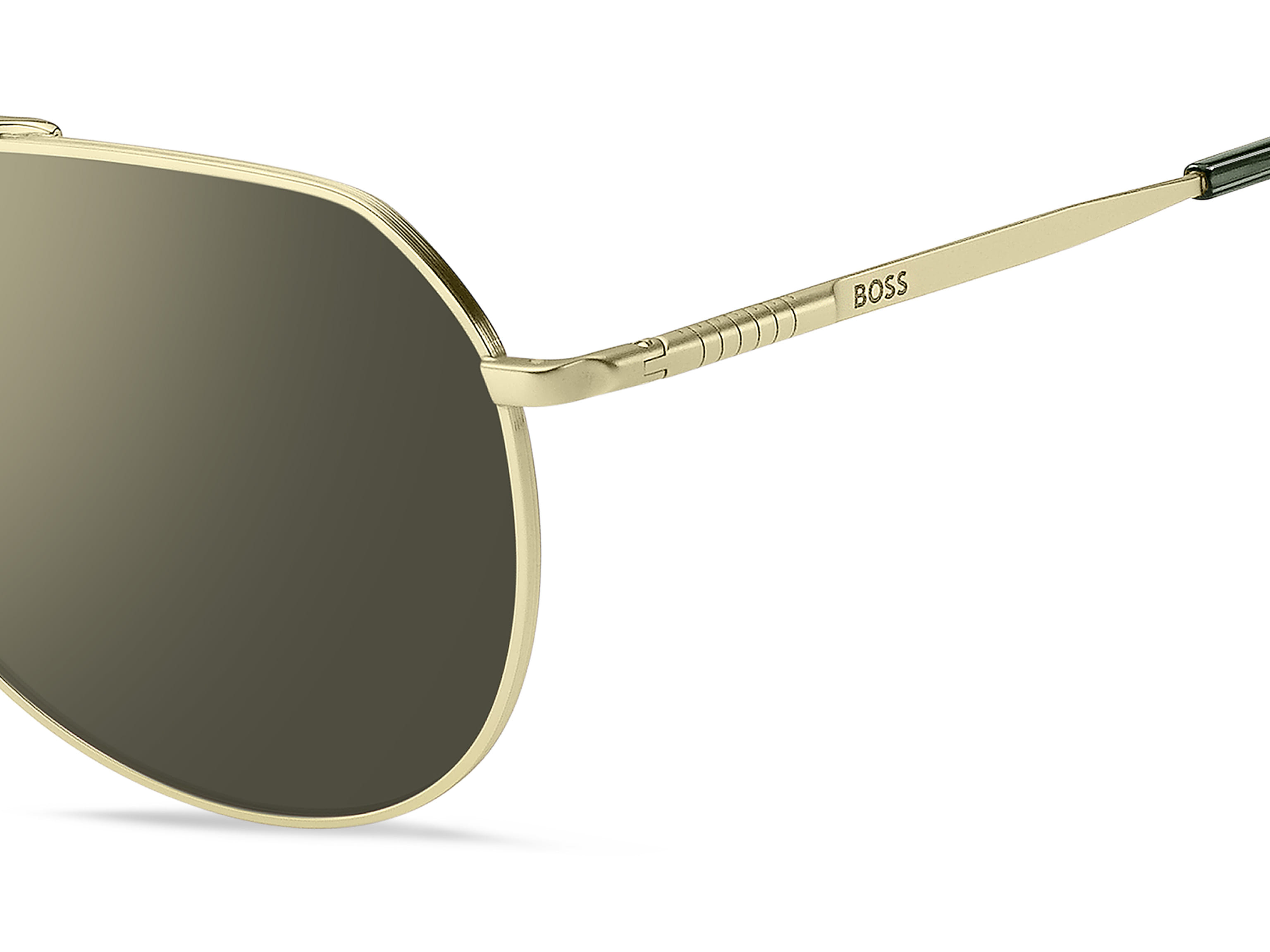 Hugo Boss BOSS 1447/S Sunglass Gold Male Full Metal Sunglass — Gold frame — view 3