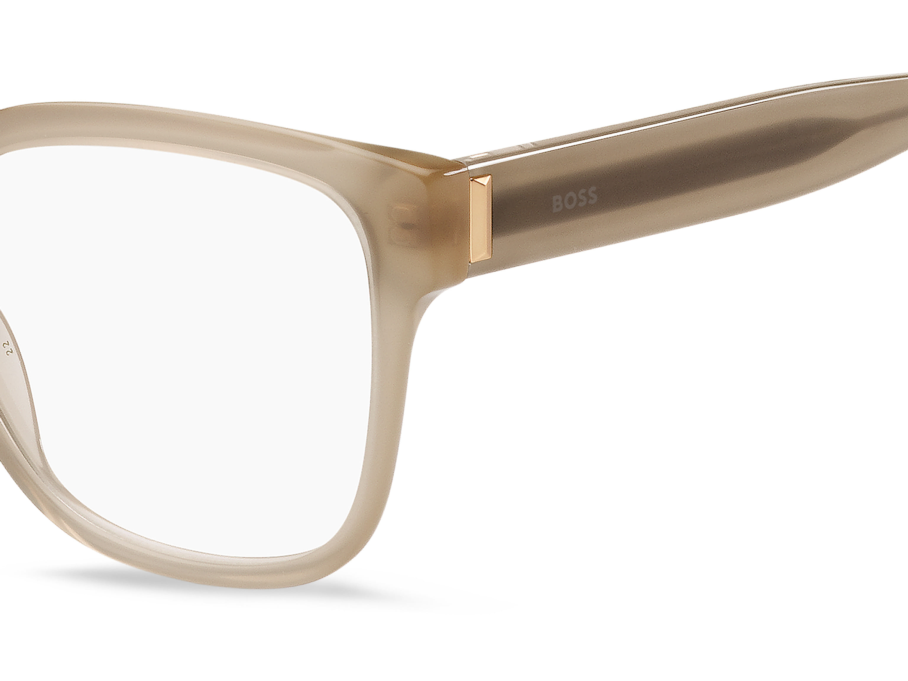 Hugo Boss BOSS 1456 Frame Beige Female Full Shell Frame — Beige frame — view 3