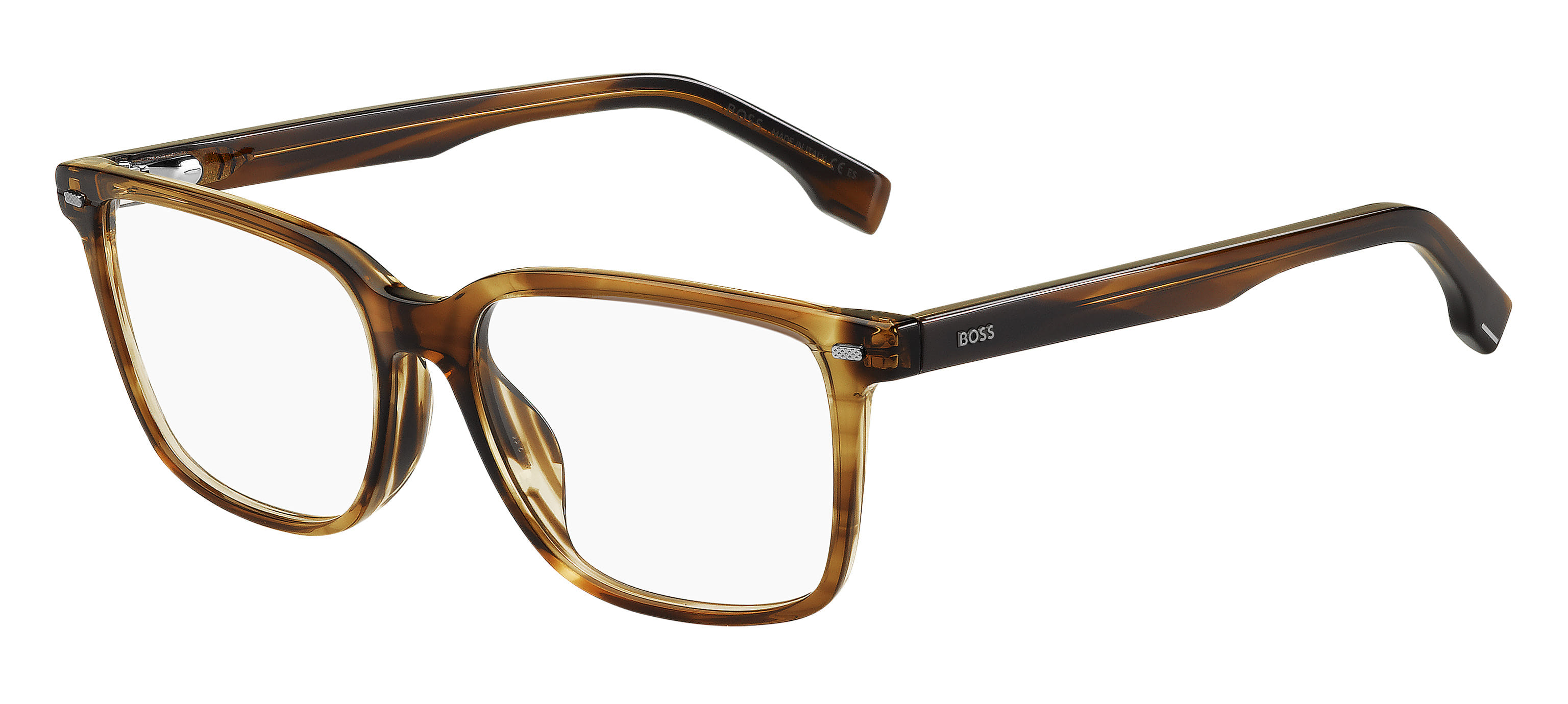 Hugo Boss BOSS 1480/F Frame Transparent Brown Male Full Shel — Transparent Brown frame