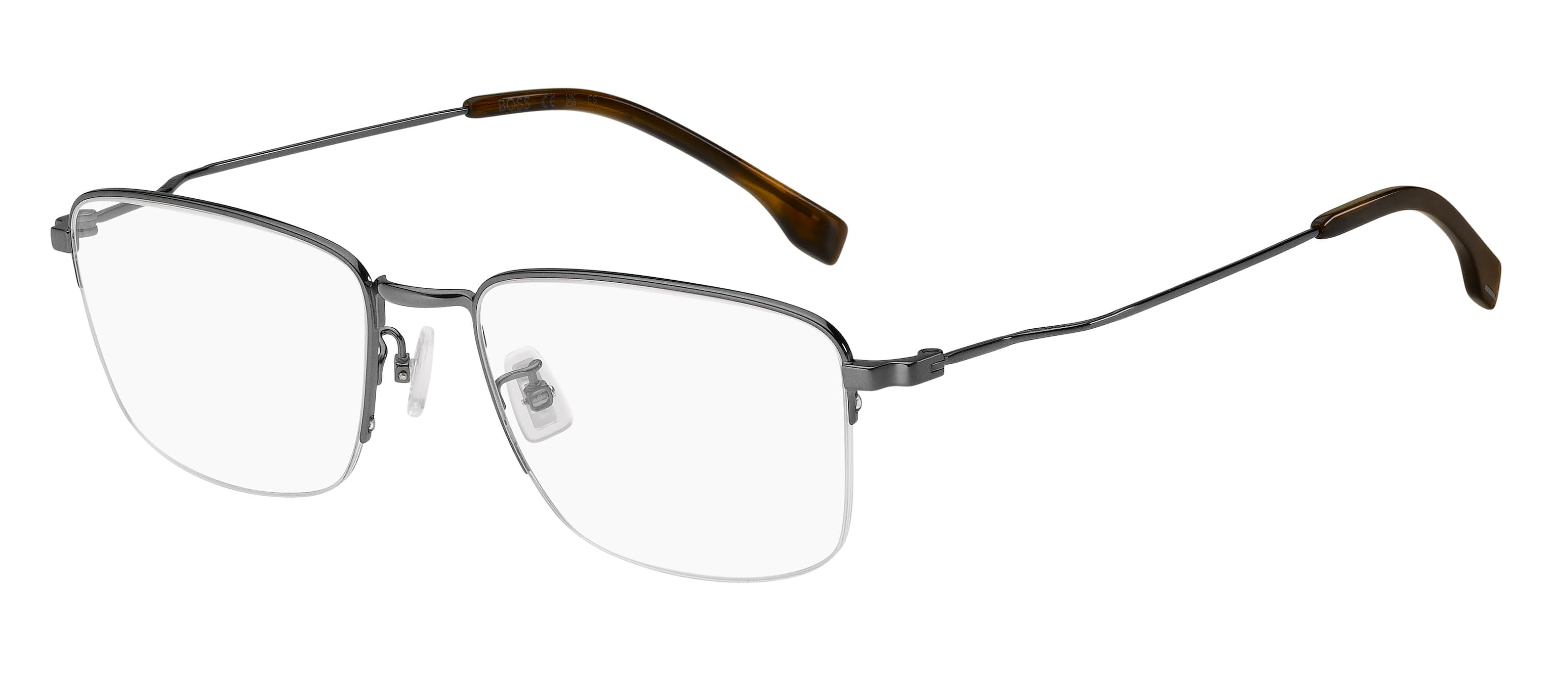 Hugo Boss BOSS 1516/G Frame Gun Metal Male Supra Titanium — Gun Metal frame