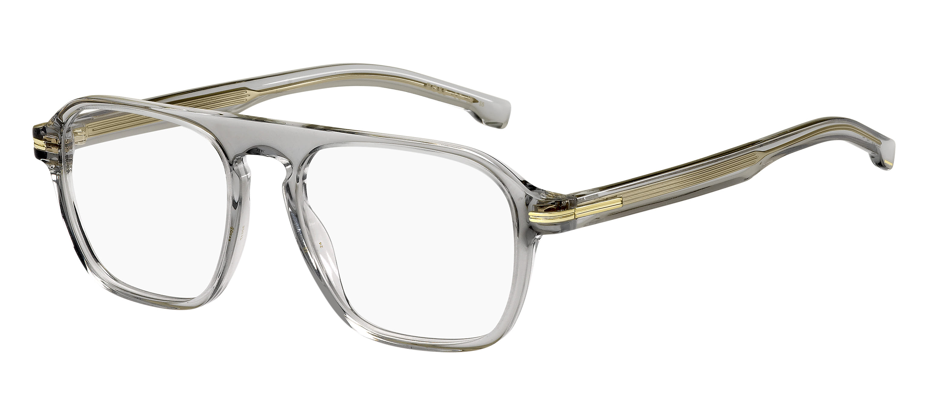 Hugo Boss BOSS 1510 Frame Transparent Grey Male Full Shell — Transparent Grey frame