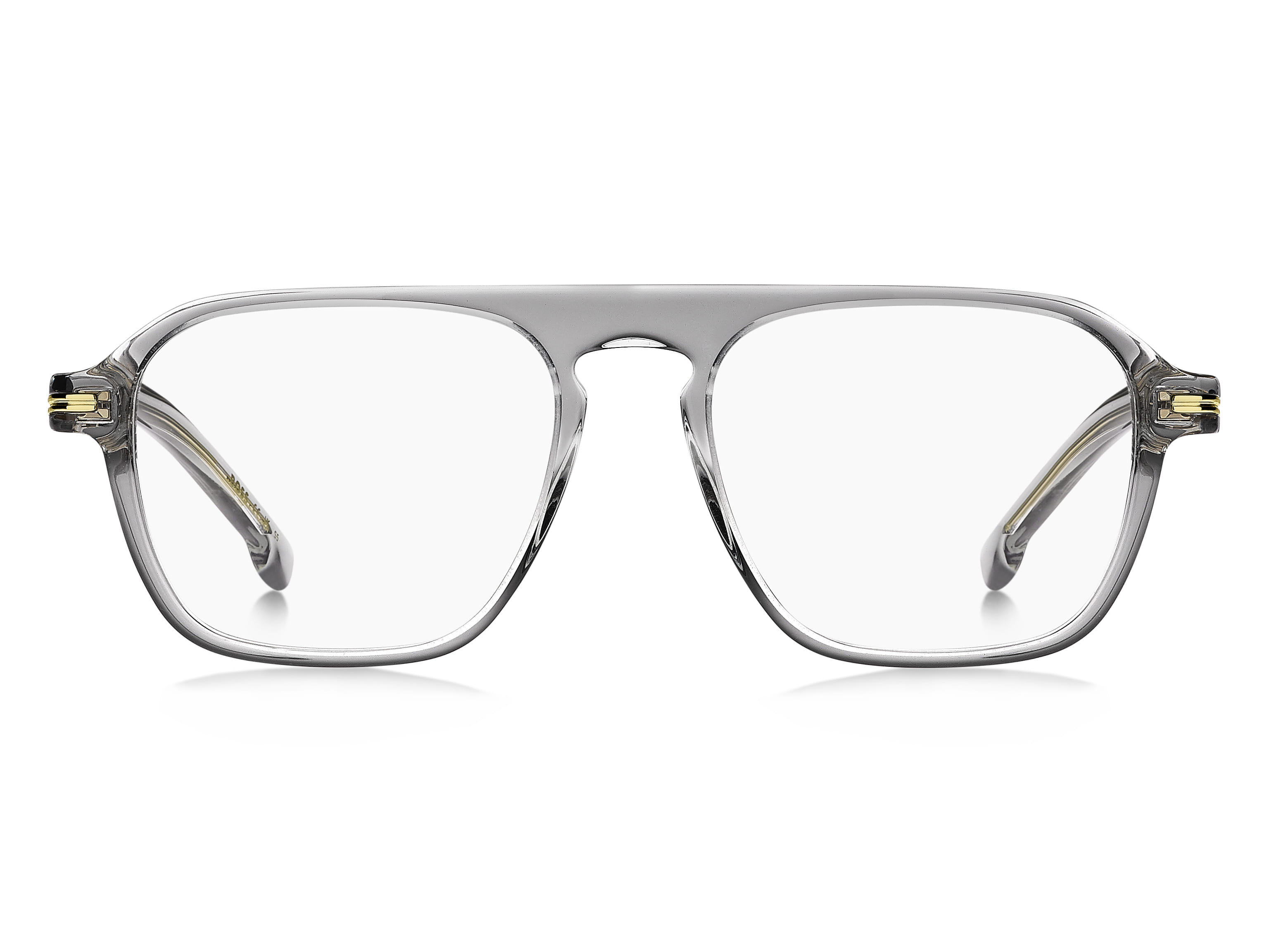 Hugo Boss BOSS 1510 Frame Transparent Grey Male Full Shell Frame — Transparent Grey frame — view 2