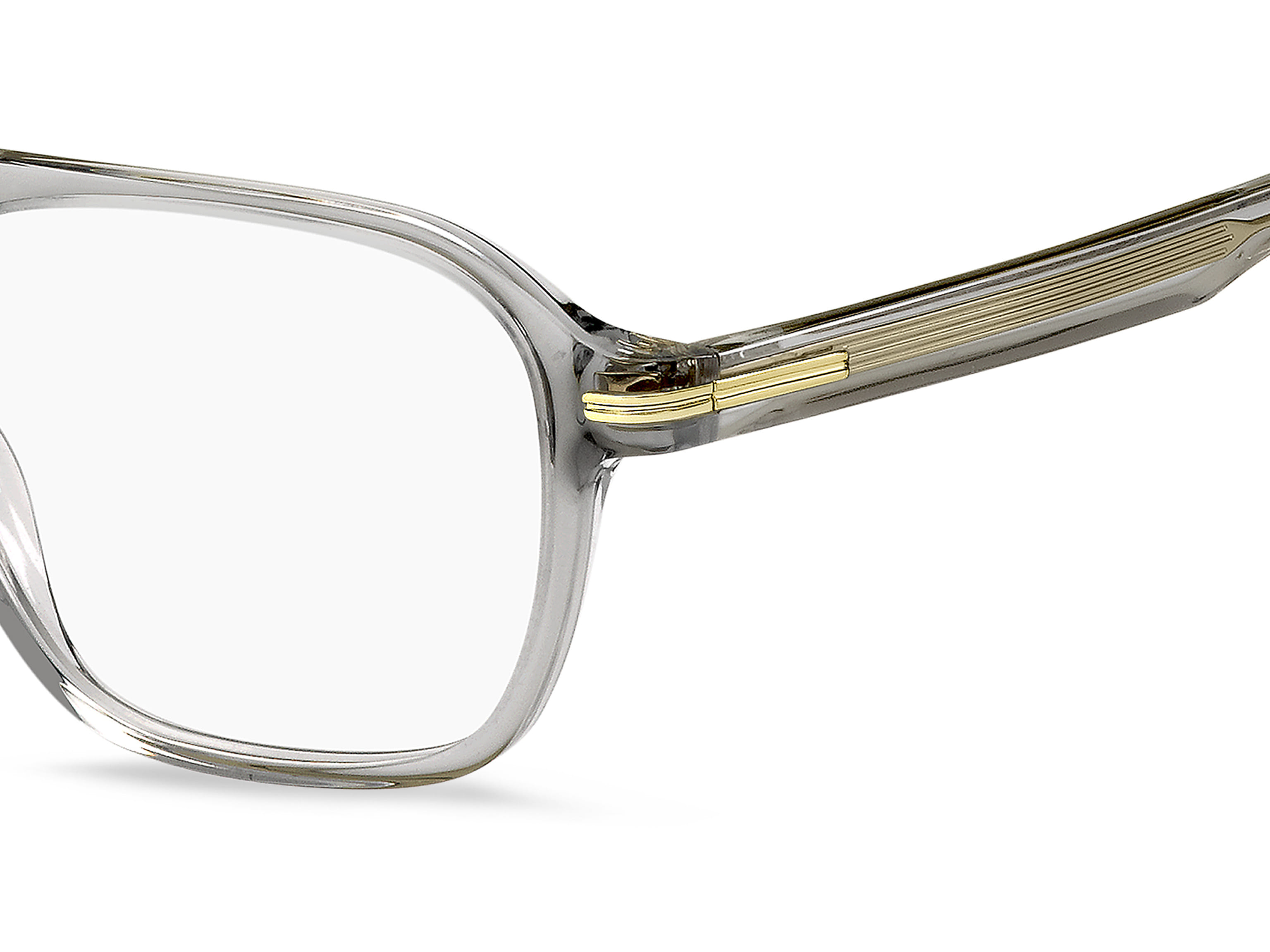Hugo Boss BOSS 1510 Frame Transparent Grey Male Full Shell Frame — Transparent Grey frame — view 3