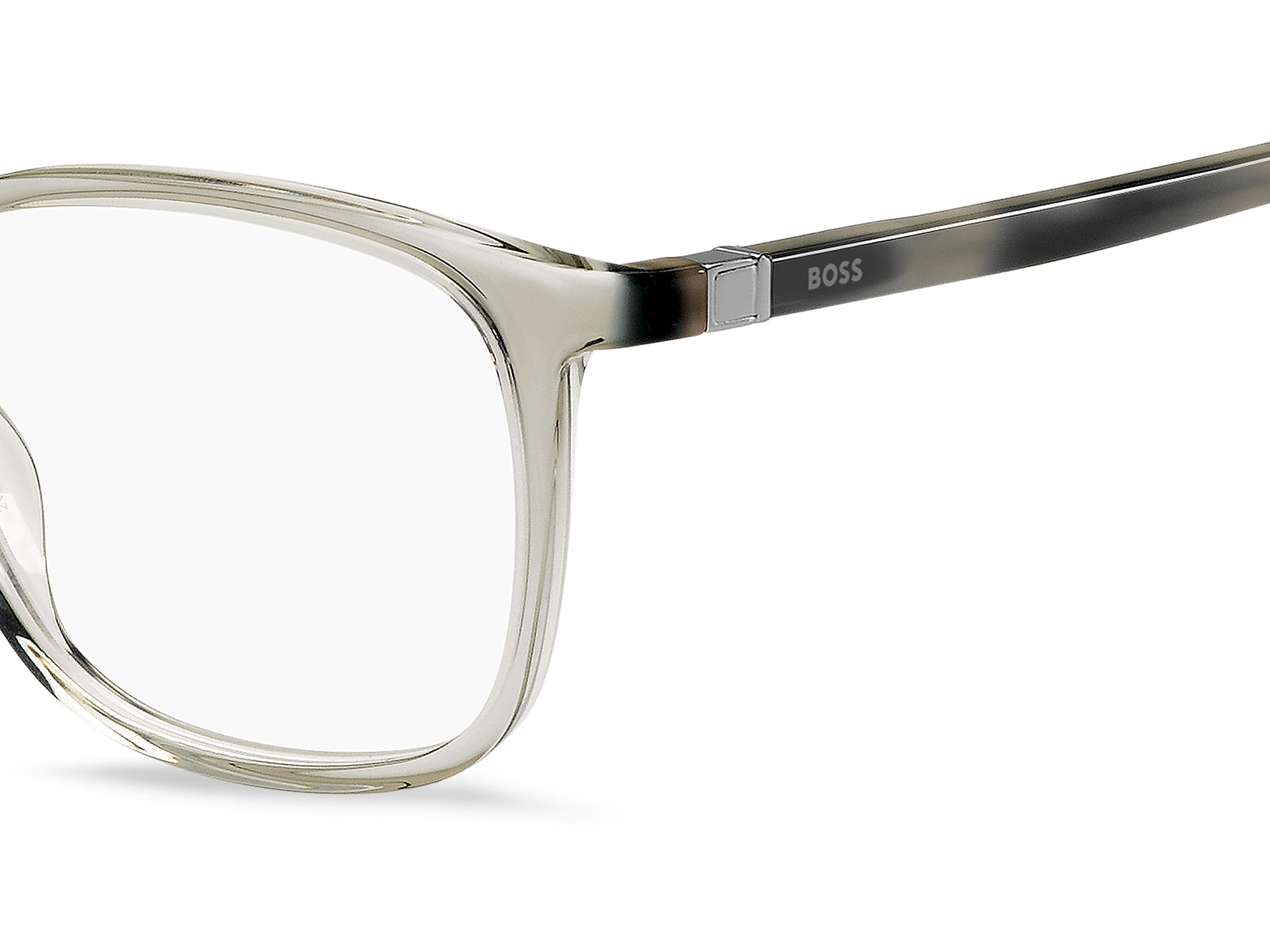 Hugo Boss BOSS 1494 Frame Transparent Grey Male Full Shell Frame — view 3