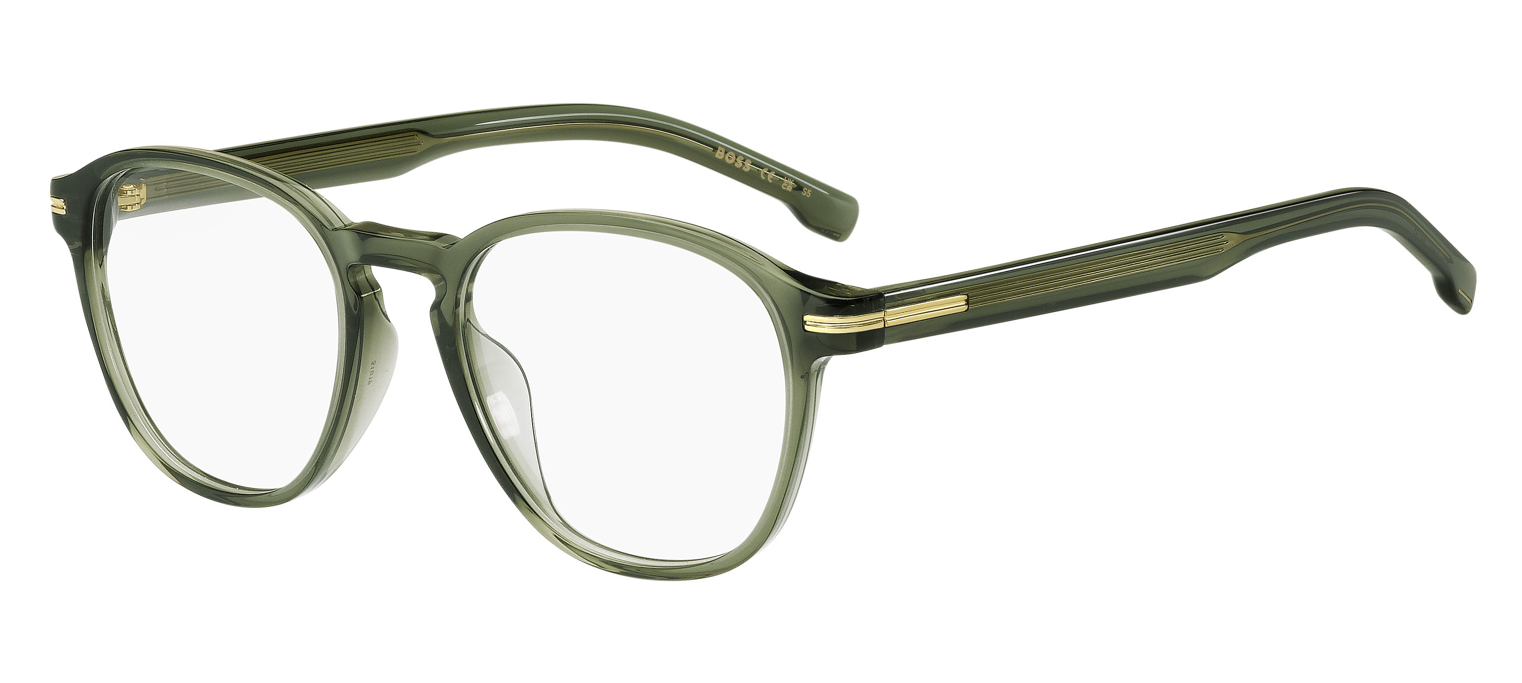 Hugo Boss BOSS 1509/G Frame Transparent Green Male Full Shel — Transparent Green frame