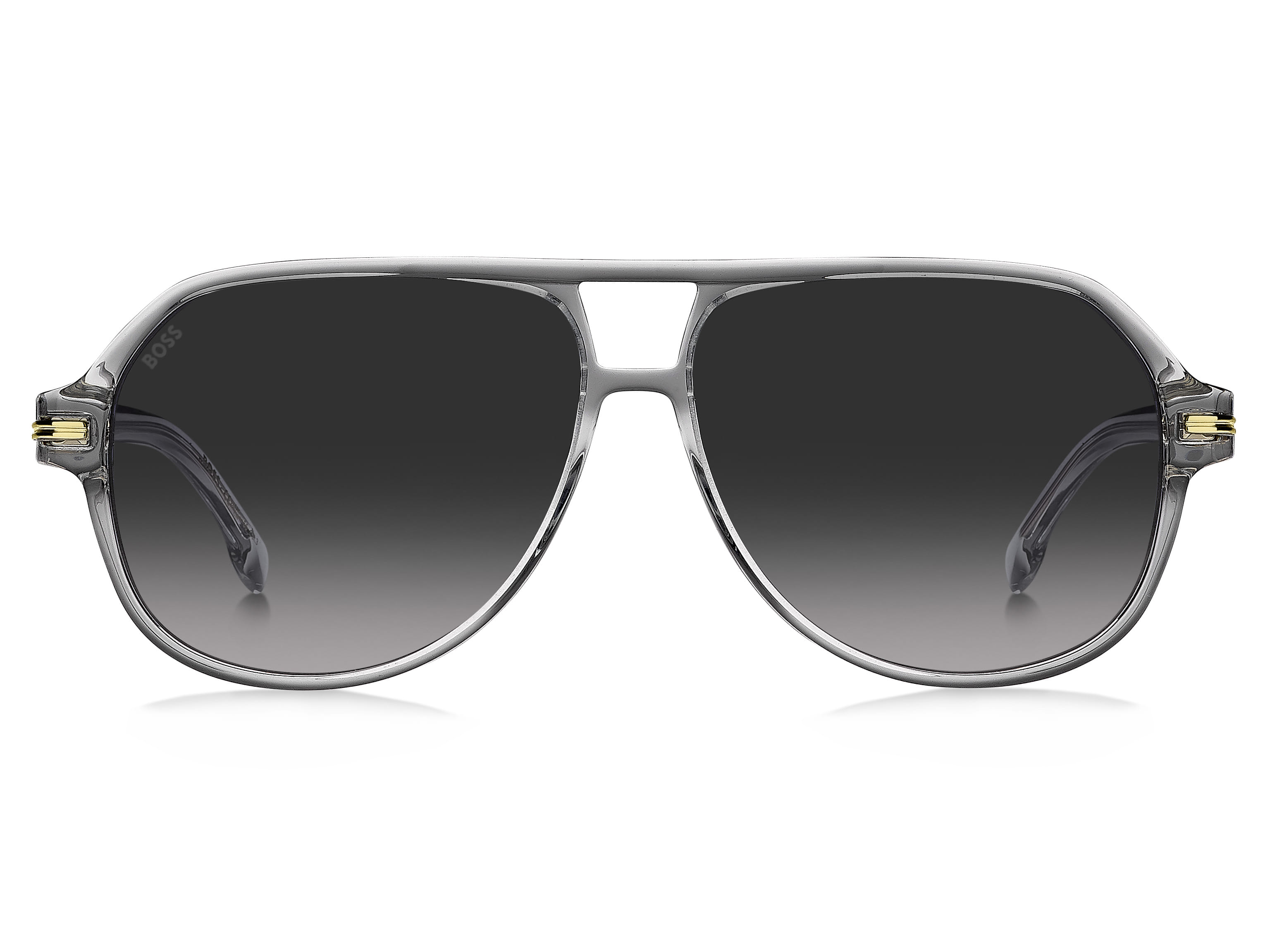 Hugo Boss BOSS 1507/S Sunglass Transparent Grey Male Full Sh Sunglass — Transparent Grey frame — view 2
