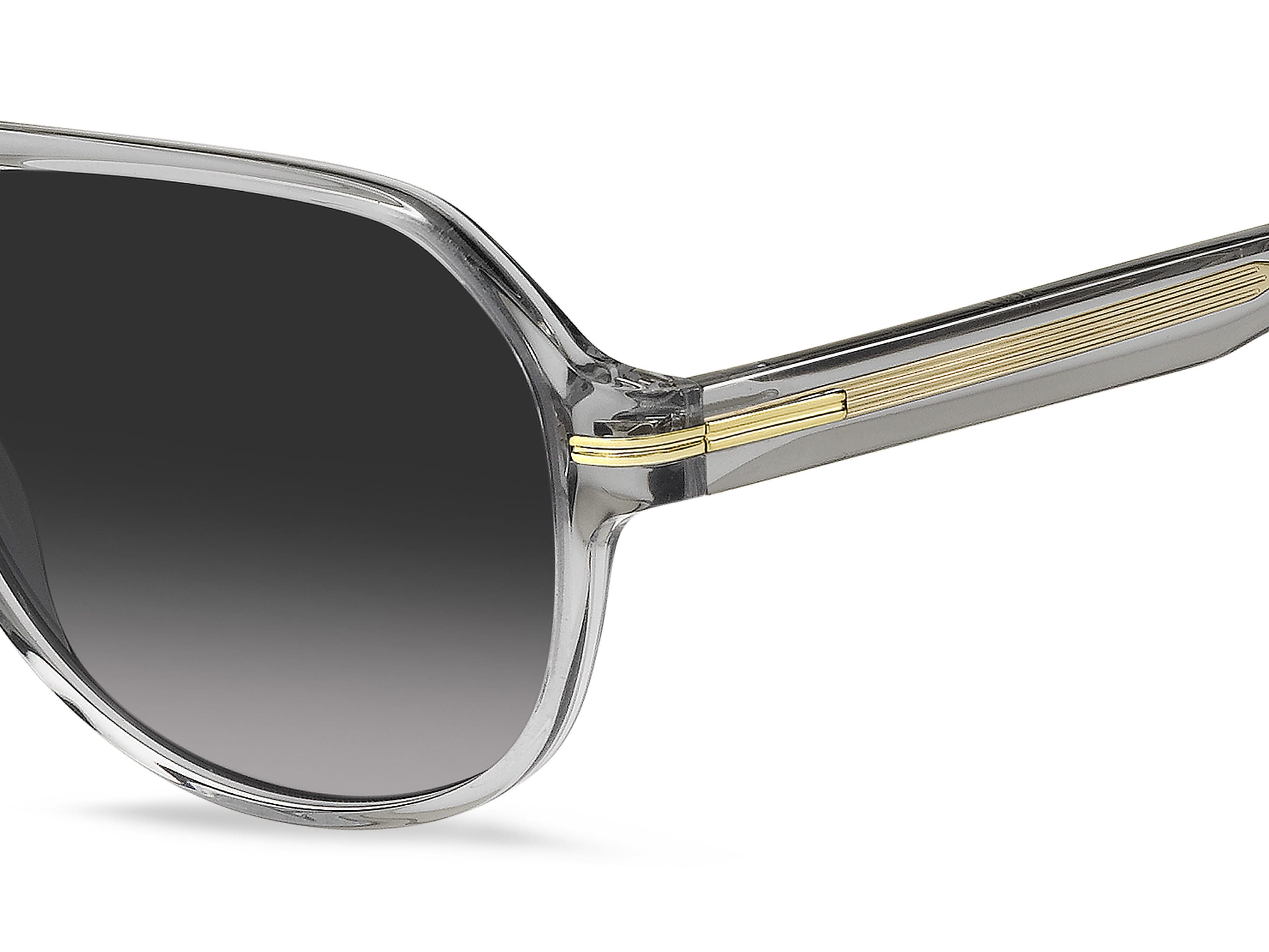 Hugo Boss BOSS 1507/S Sunglass Transparent Grey Male Full Sh Sunglass — Transparent Grey frame — view 3