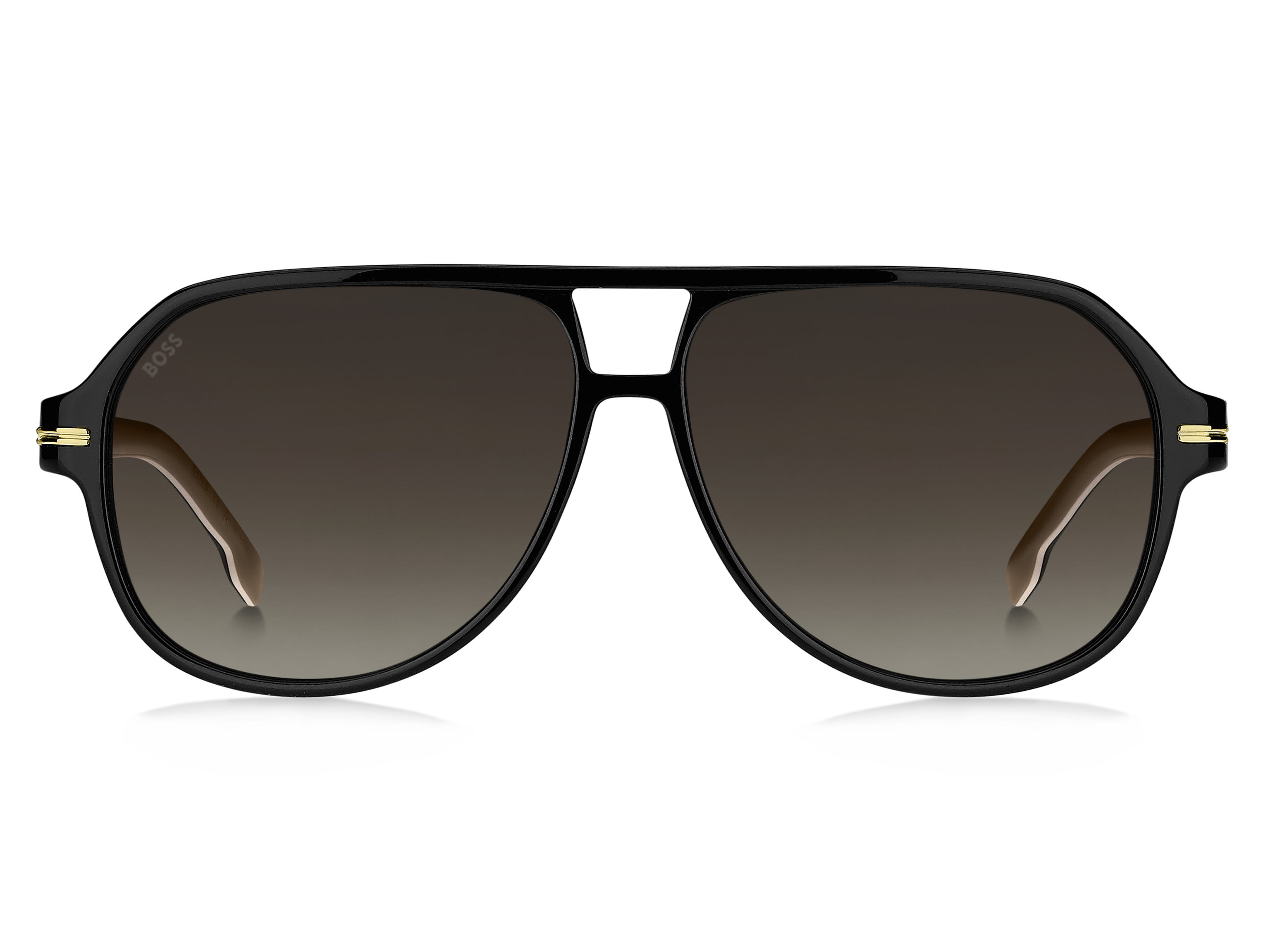 Hugo Boss BOSS 1507/S Sunglass Black Male Full Shell Sunglass — Black frame — view 2