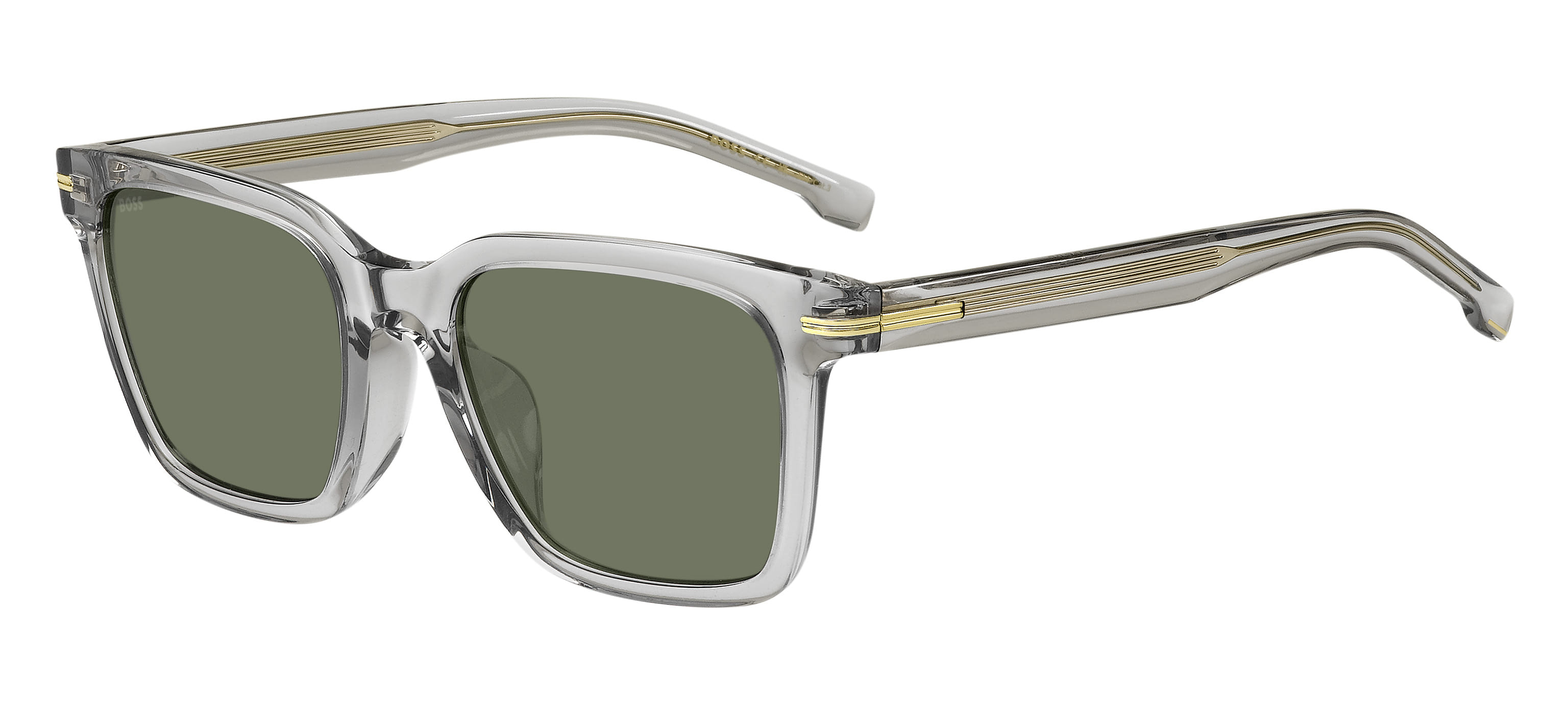 Hugo Boss BOSS 1540/F/SK Sunglass Transparent Grey Male Full — Transparent Grey frame